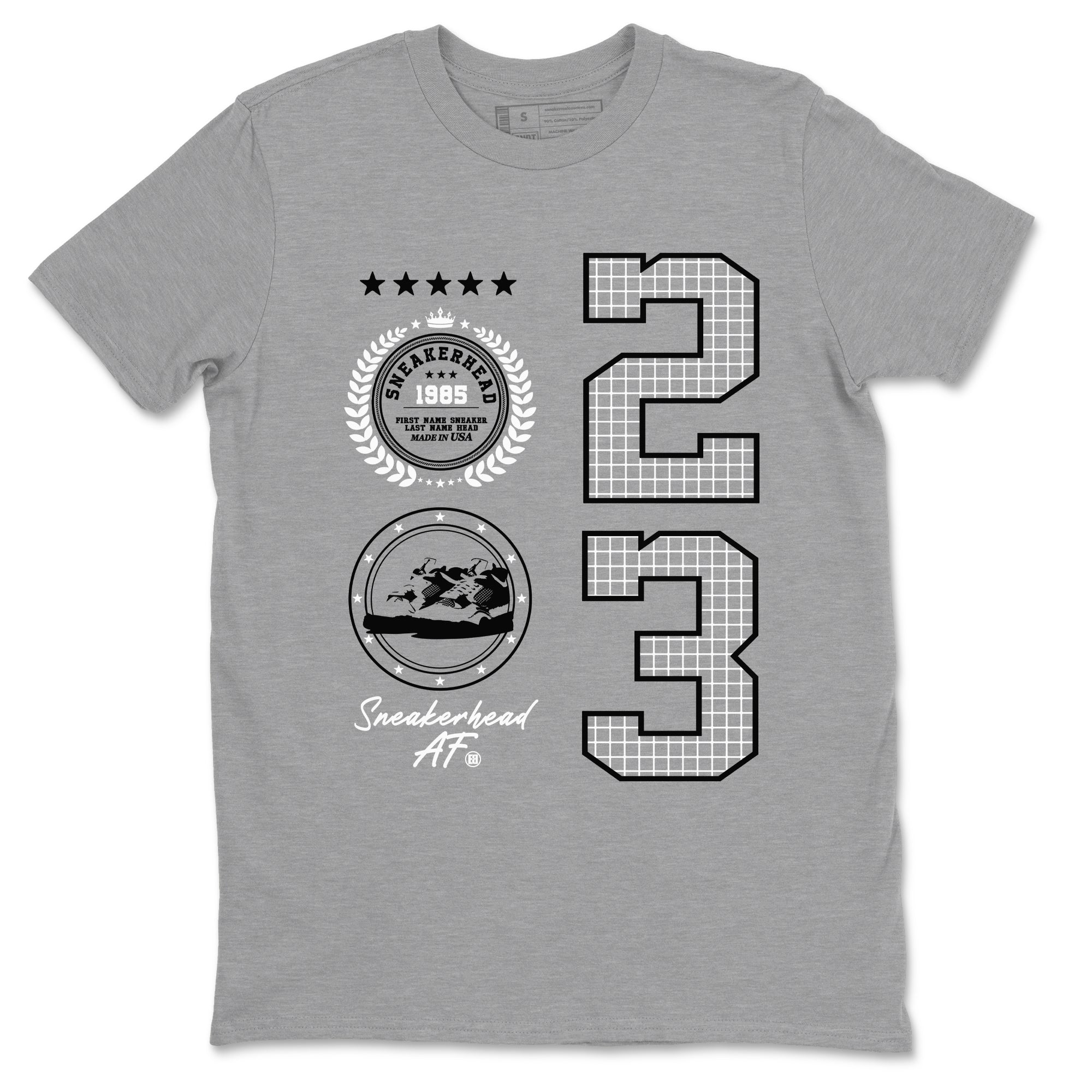 snkmatch Emblem snkmatch Tees - Air Jordan 4 White Thunder