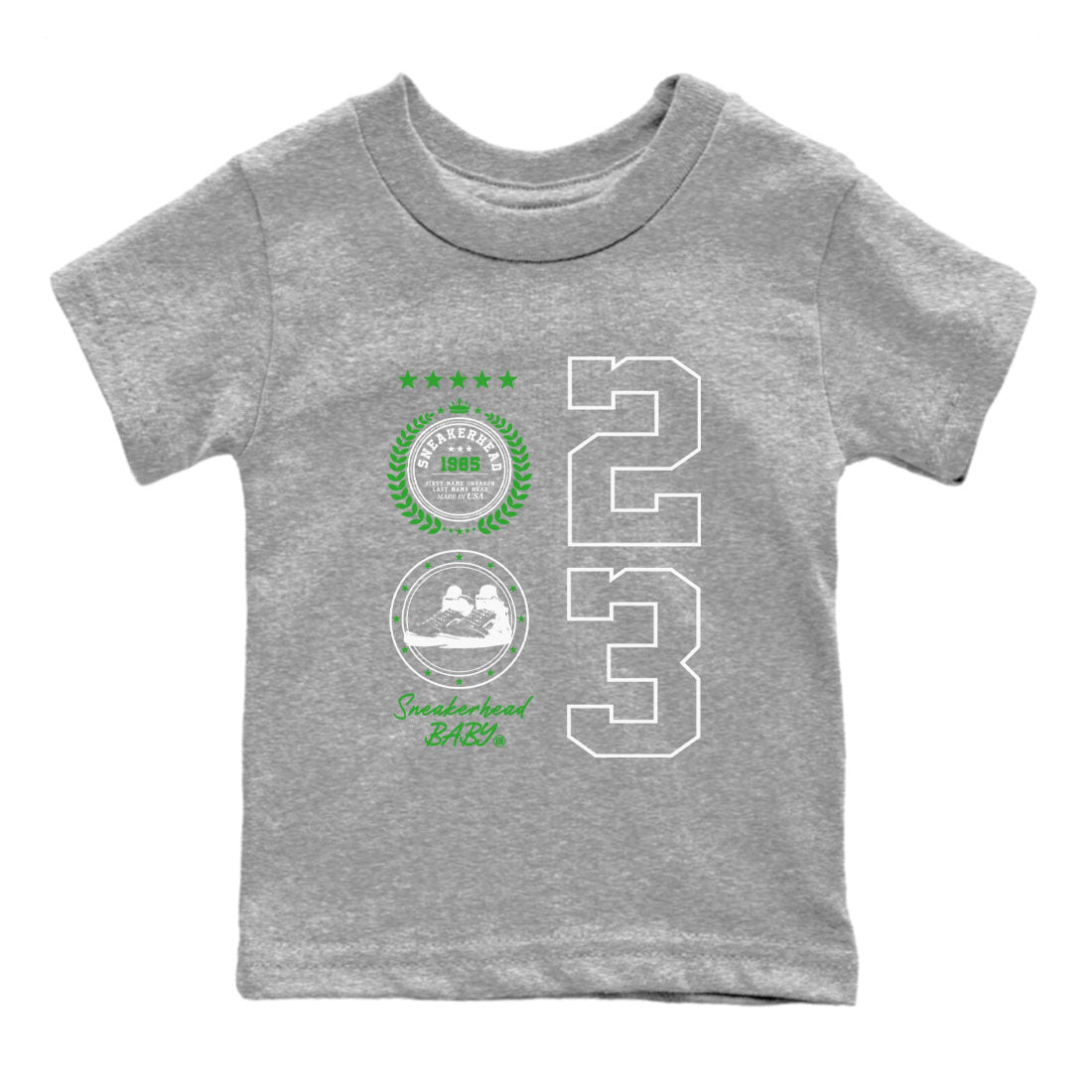 snkmatch Emblem snkmatch Tees Kids - Air Jordan 5 Lucky Green