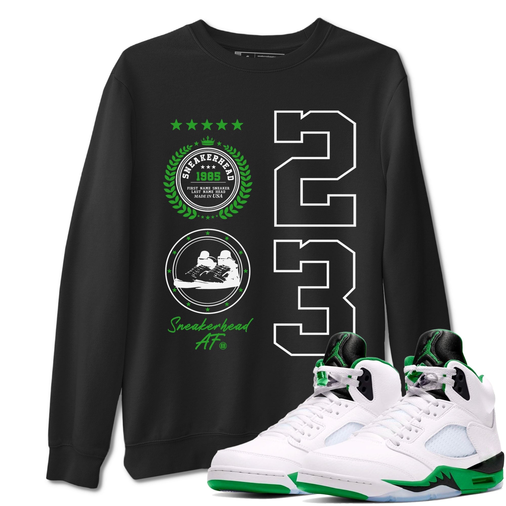 snkmatch Emblem snkmatch Tees - Air Jordan 5 Lucky Green