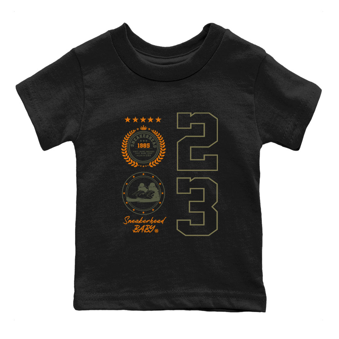 snkmatch Emblem snkmatch Tees Kids - Air Jordan 5 Olive