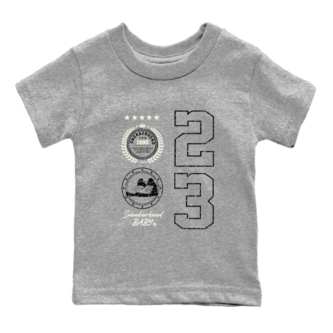 snkmatch Emblem snkmatch Tees Kids - Air Jordan 5 Sail