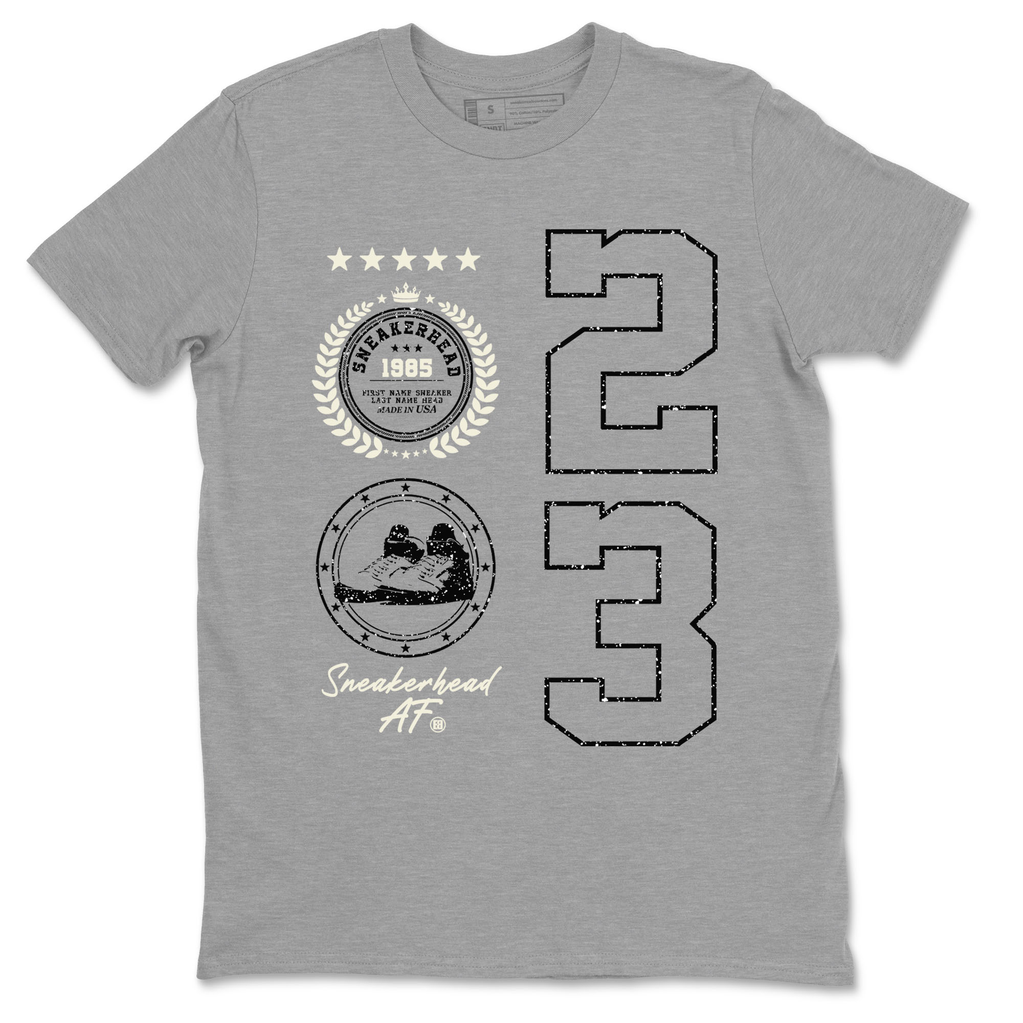 snkmatch Emblem snkmatch Tees - Air Jordan 5 Sail