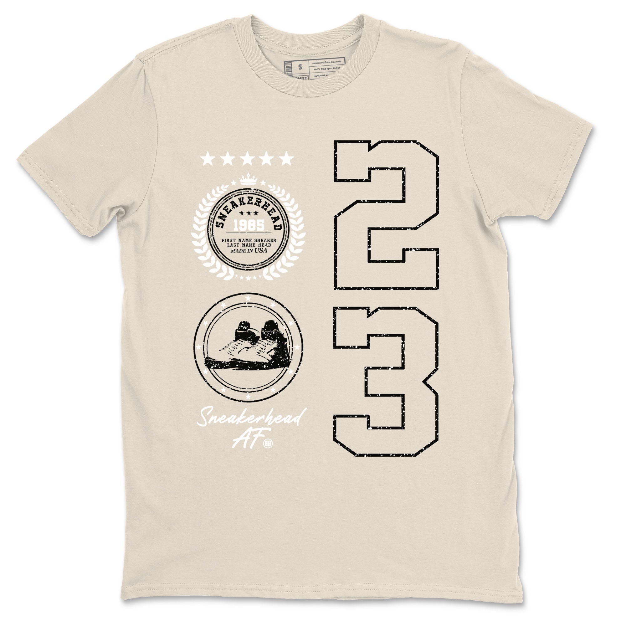 snkmatch Emblem snkmatch Tees - Air Jordan 5 Sail