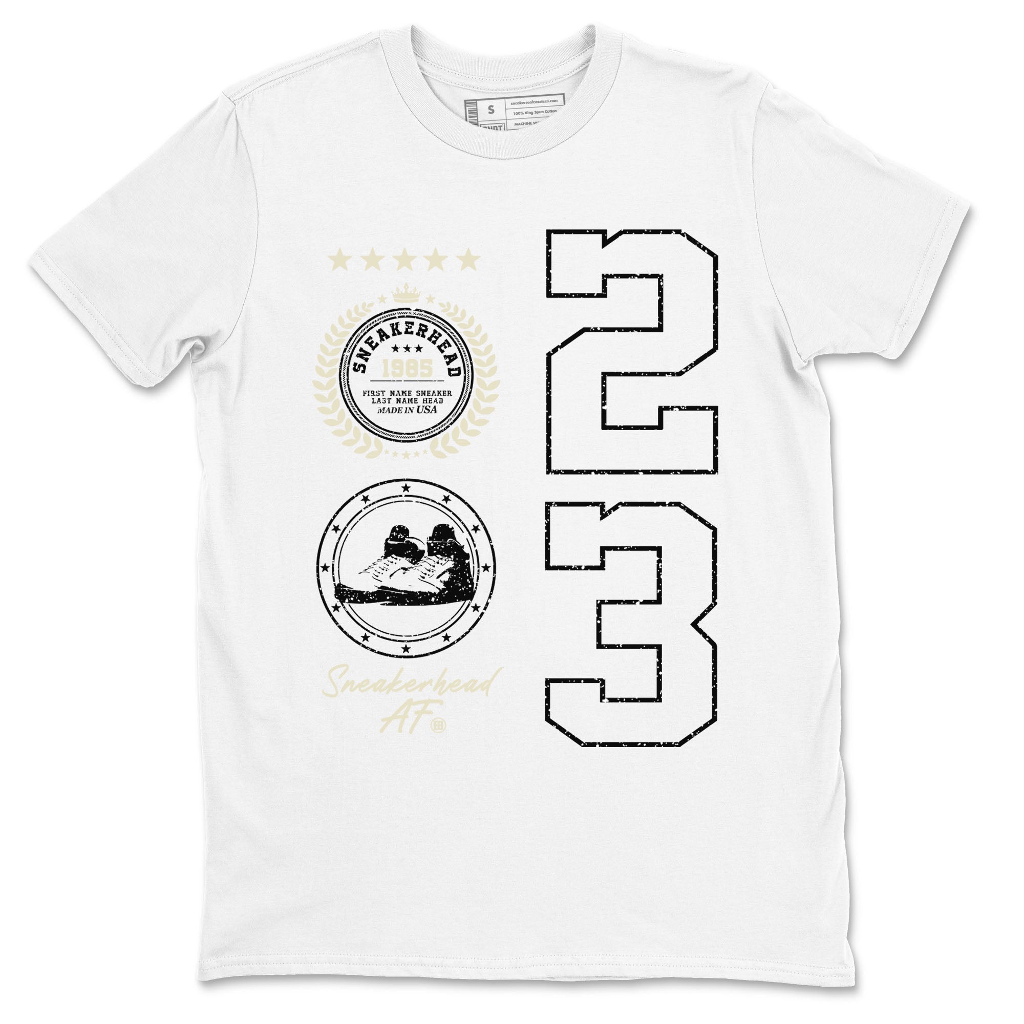 snkmatch Emblem snkmatch Tees - Air Jordan 5 Sail
