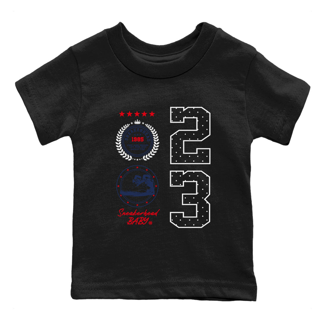 snkmatch Emblem snkmatch Tees Kids - Air Jordan 6 White And Midnight Navy