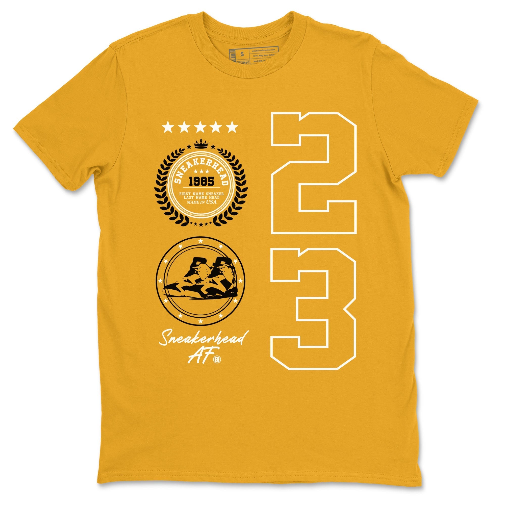 snkmatch Emblem snkmatch Tees - Air Jordan 6 Yellow Ochre