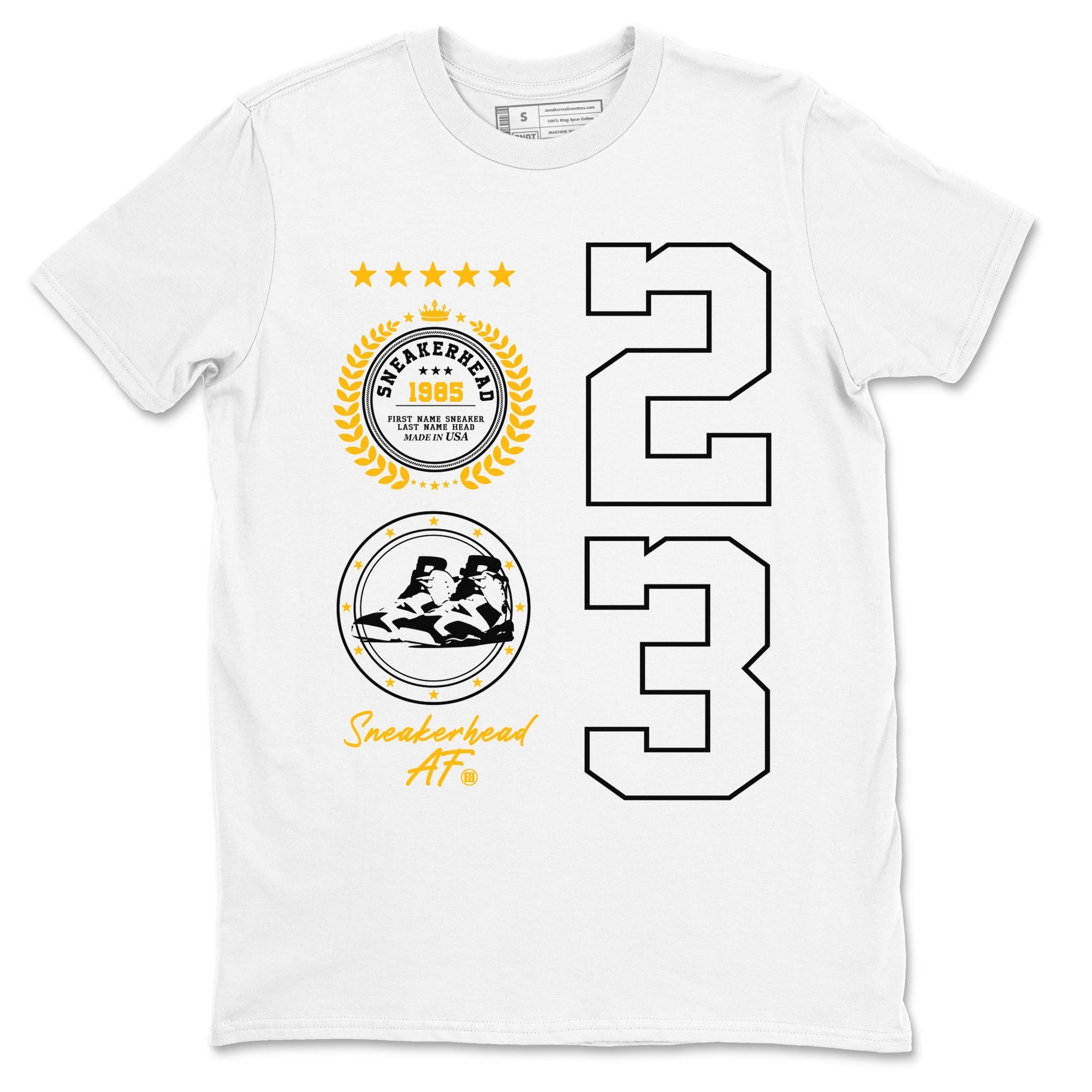 snkmatch Emblem snkmatch Tees - Air Jordan 6 Yellow Ochre