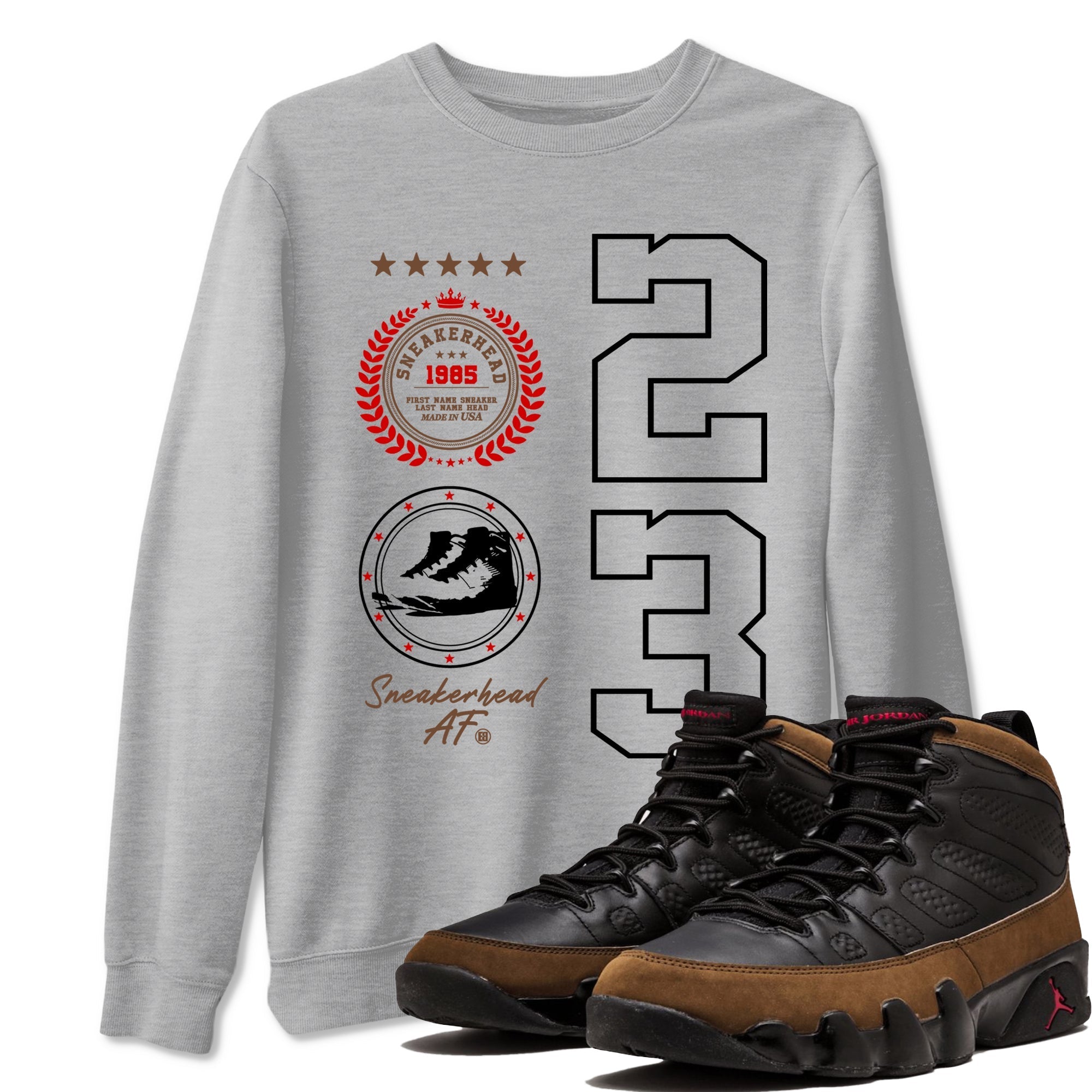 snkmatch Emblem snkmatch Tees - Air Jordan 9 Olive