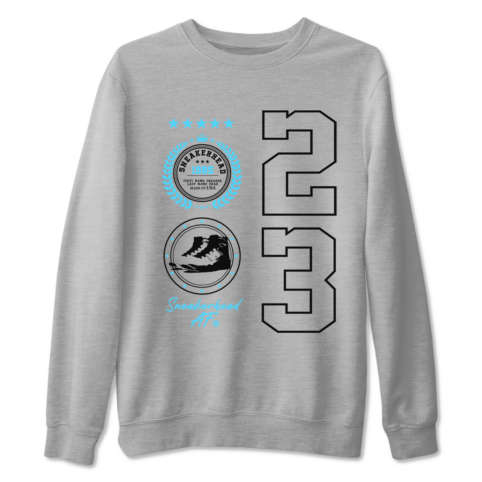 snkmatch Emblem snkmatch Tees - Air Jordan 9 Powder Blue