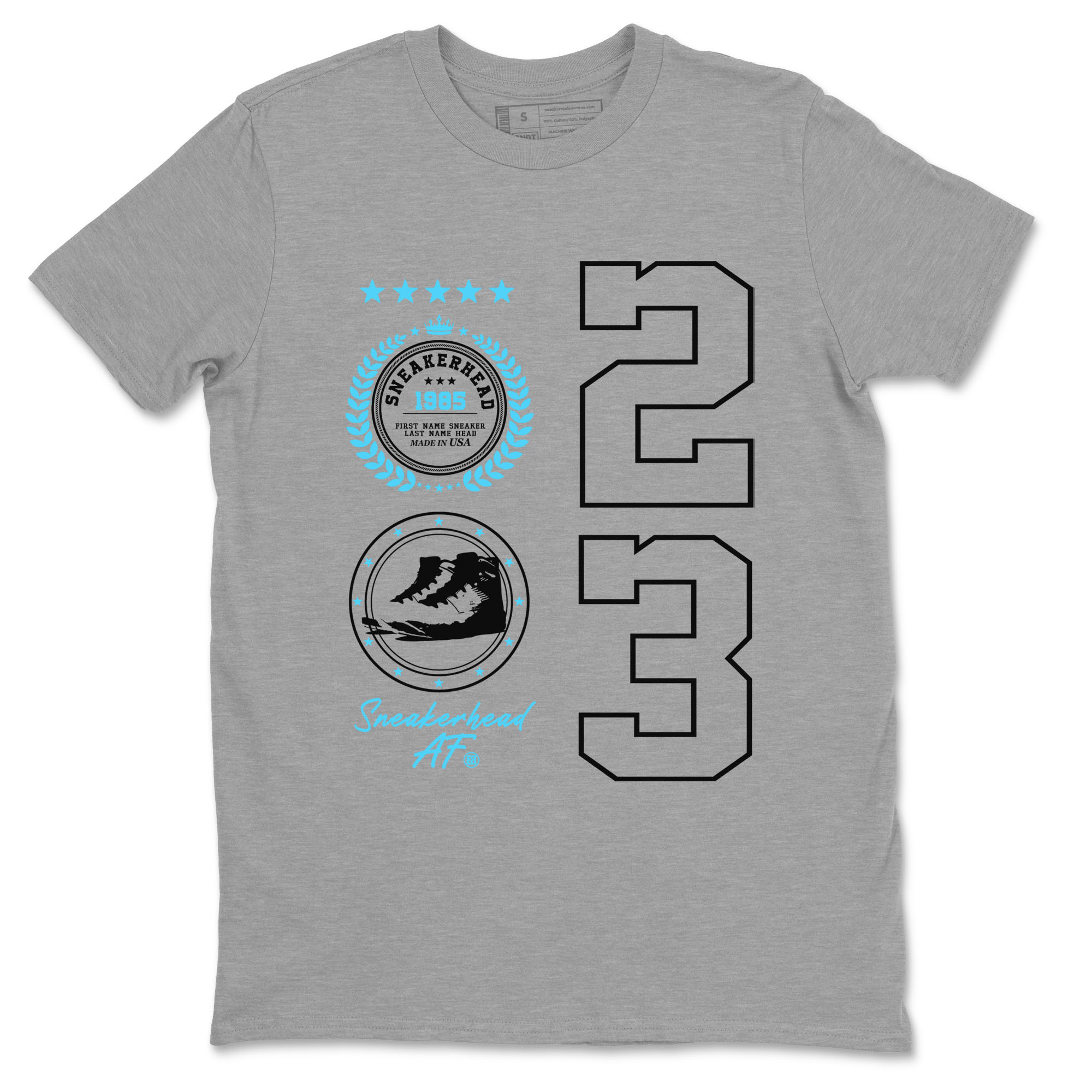 snkmatch Emblem snkmatch Tees - Air Jordan 9 Powder Blue