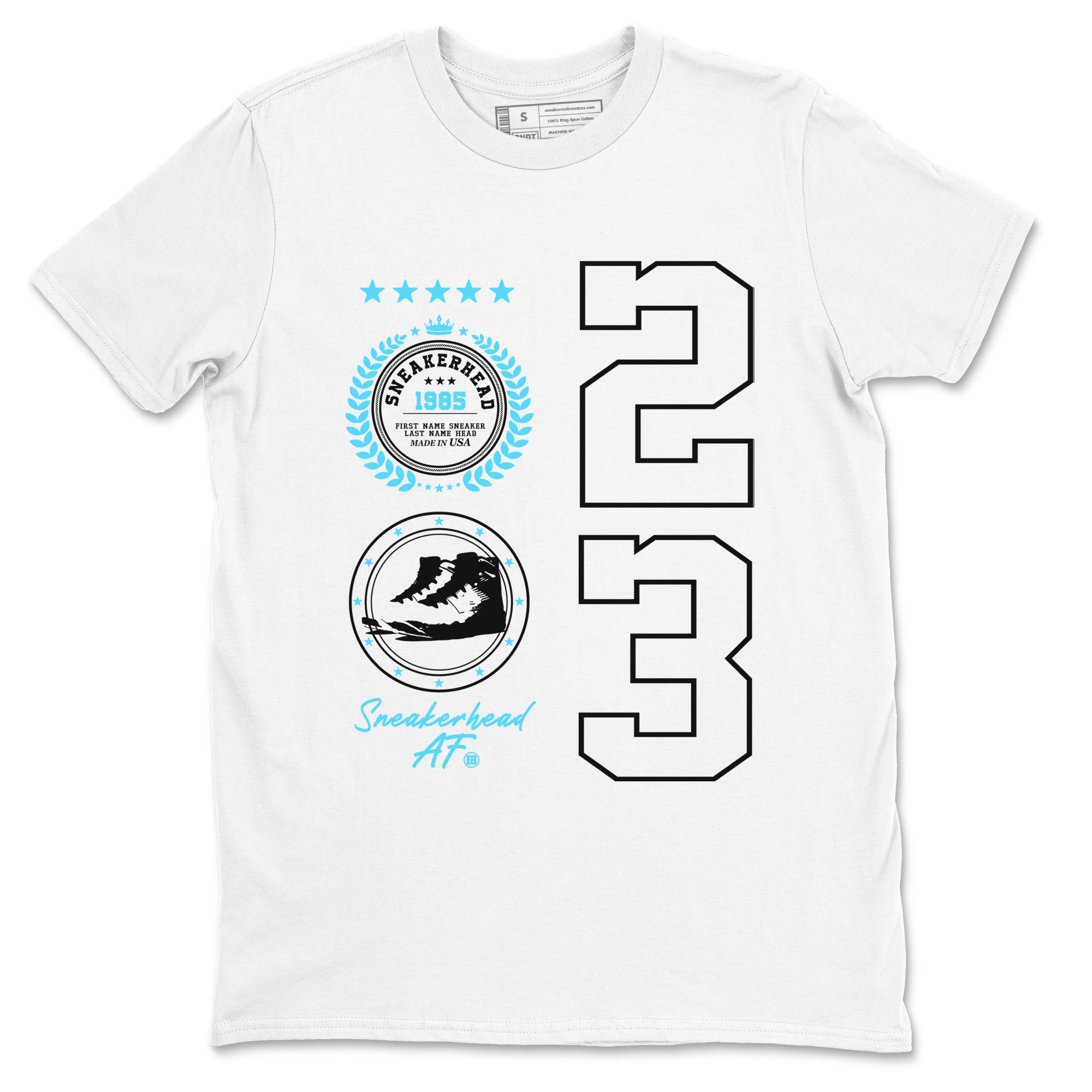 snkmatch Emblem snkmatch Tees - Air Jordan 9 Powder Blue