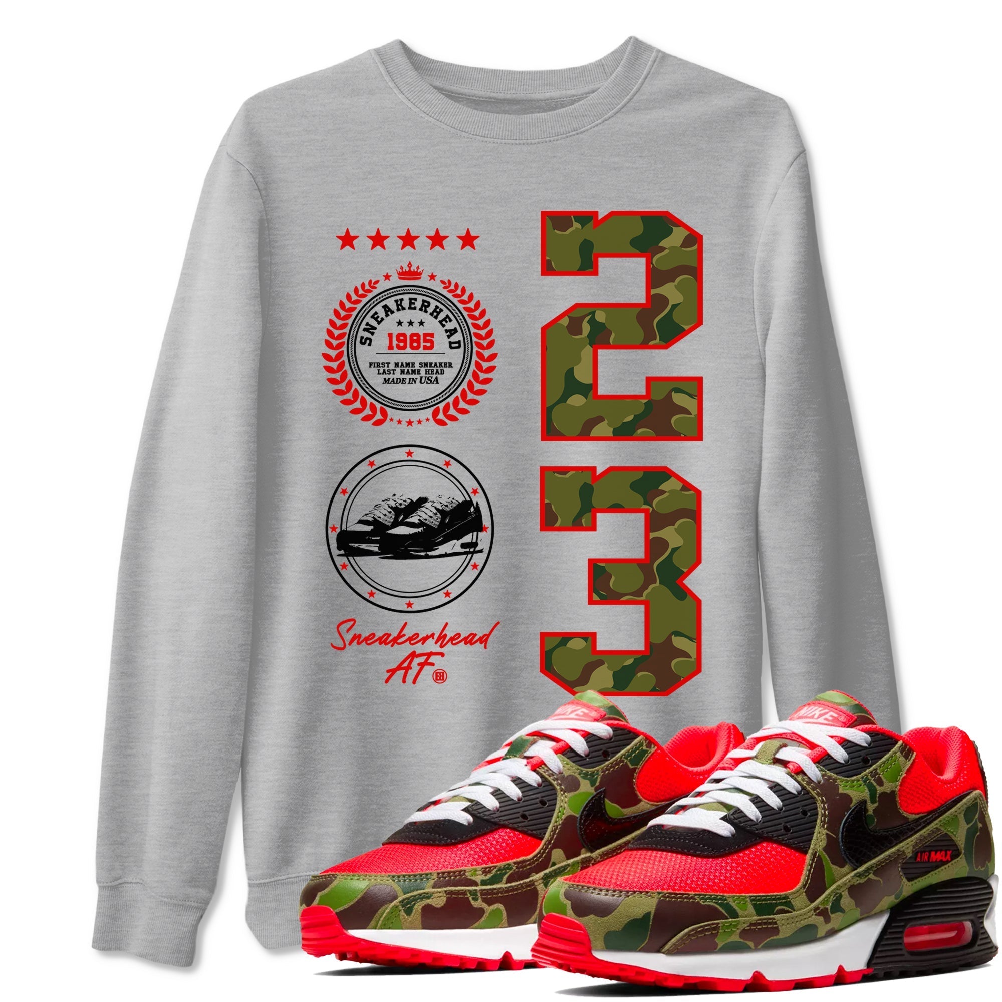 snkmatch Emblem snkmatch Tees - Air Max 90 Reverse Duck Camo