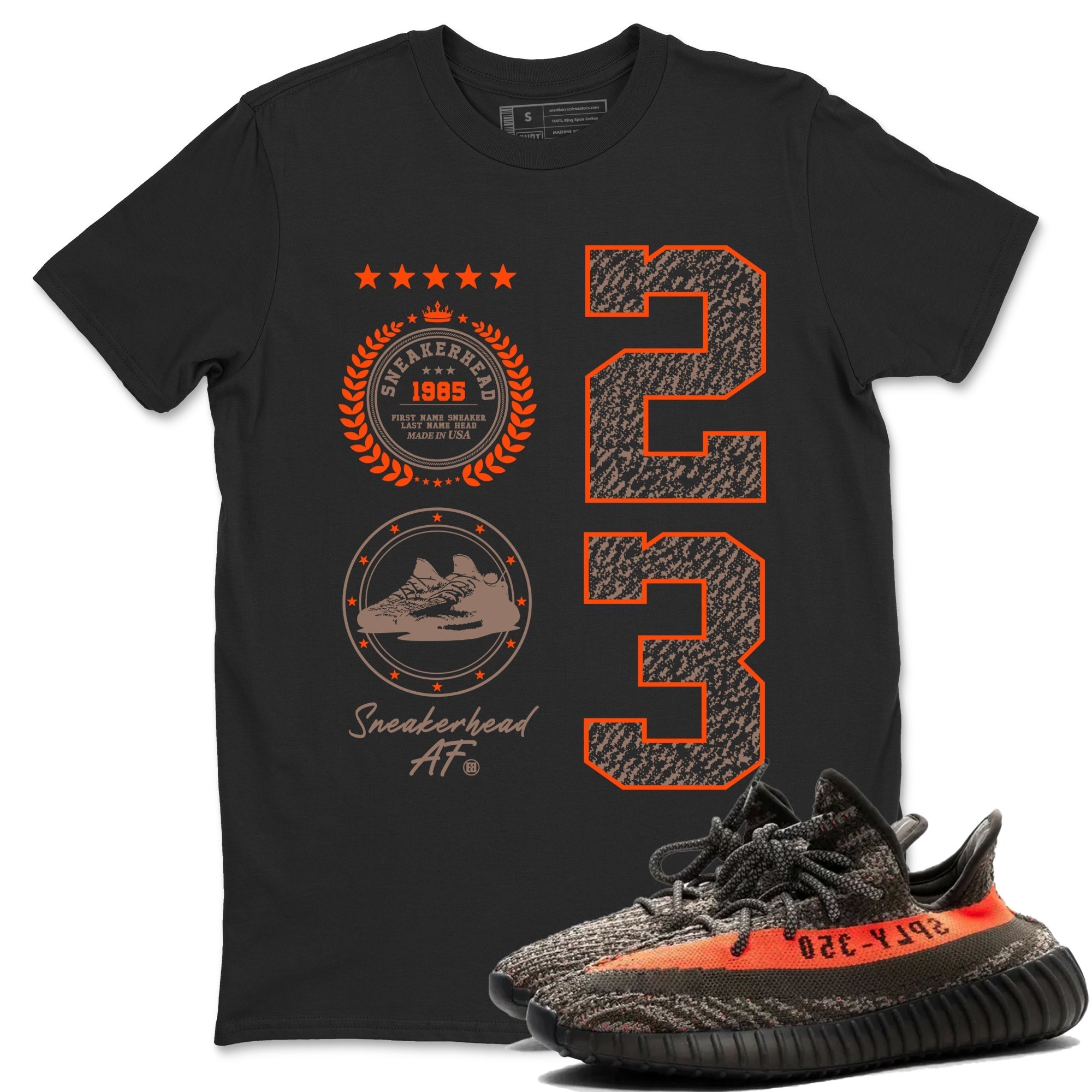 snkmatch Emblem snkmatch Tees - Yeezy 350 Carbon Beluga