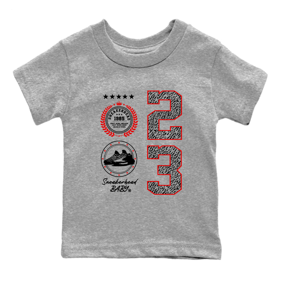 Sneaker Emblem SNRT Sneaker Tees Kids - Yeezy 350 Zebra