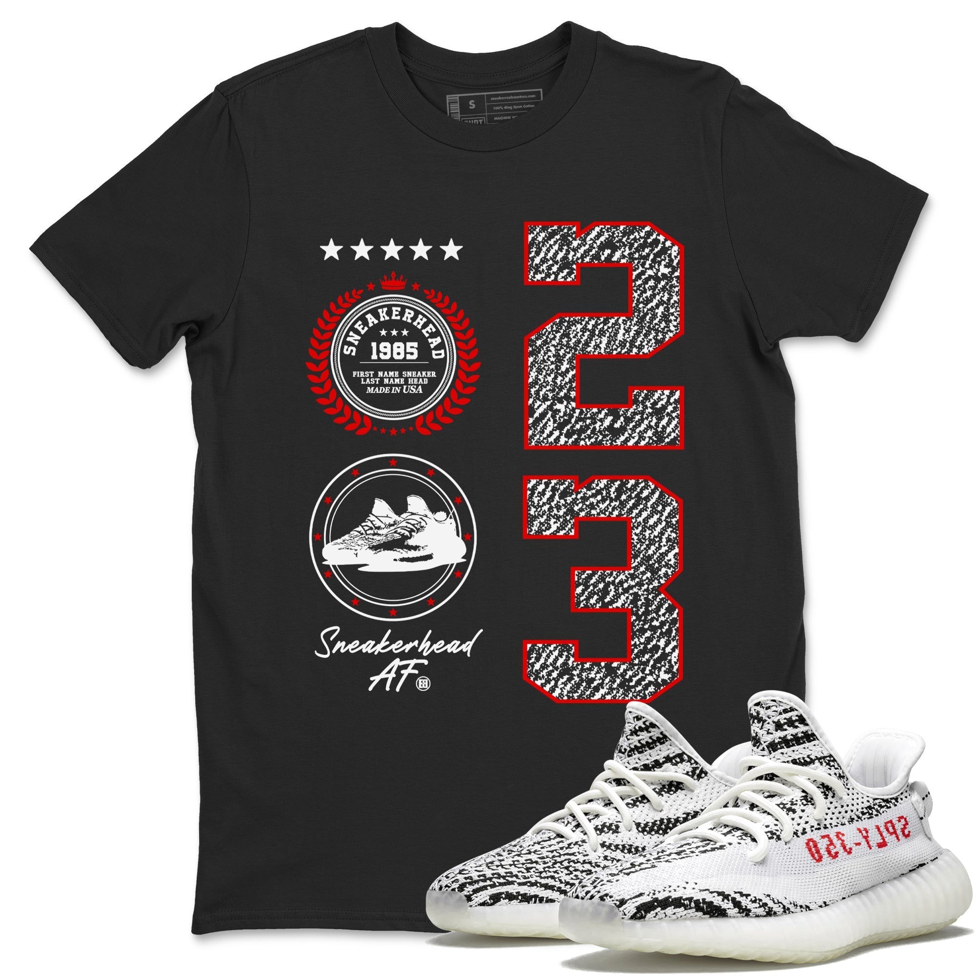 snkmatch Emblem snkmatch Tees - Yeezy 350 Zebra