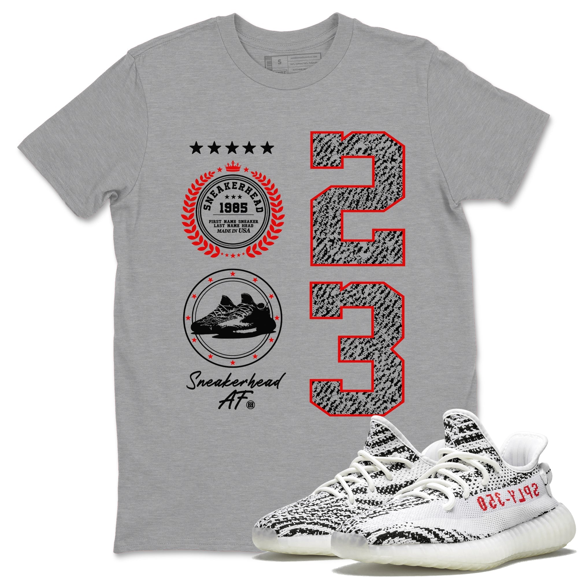 snkmatch Emblem snkmatch Tees - Yeezy 350 Zebra