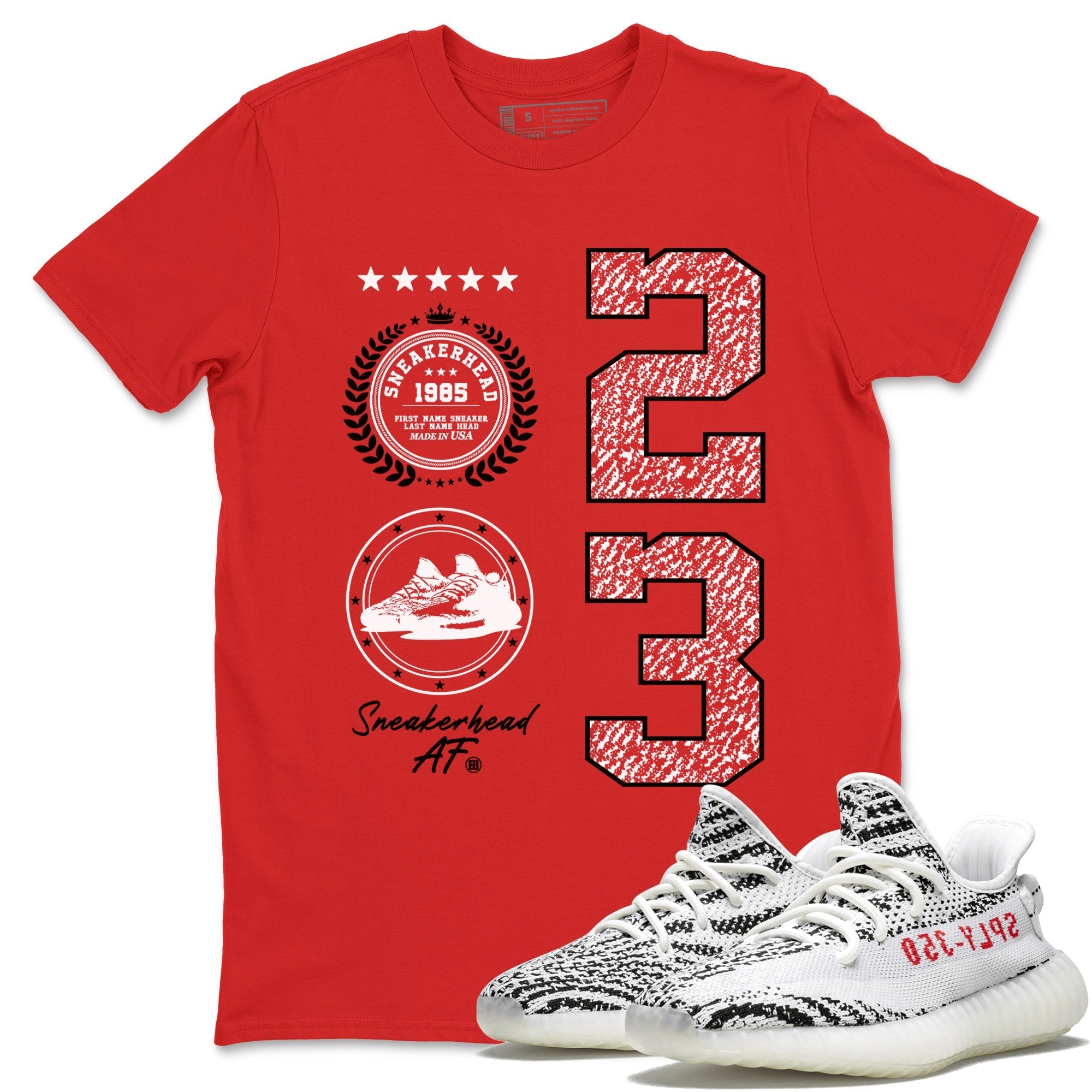 snkmatch Emblem snkmatch Tees - Yeezy 350 Zebra