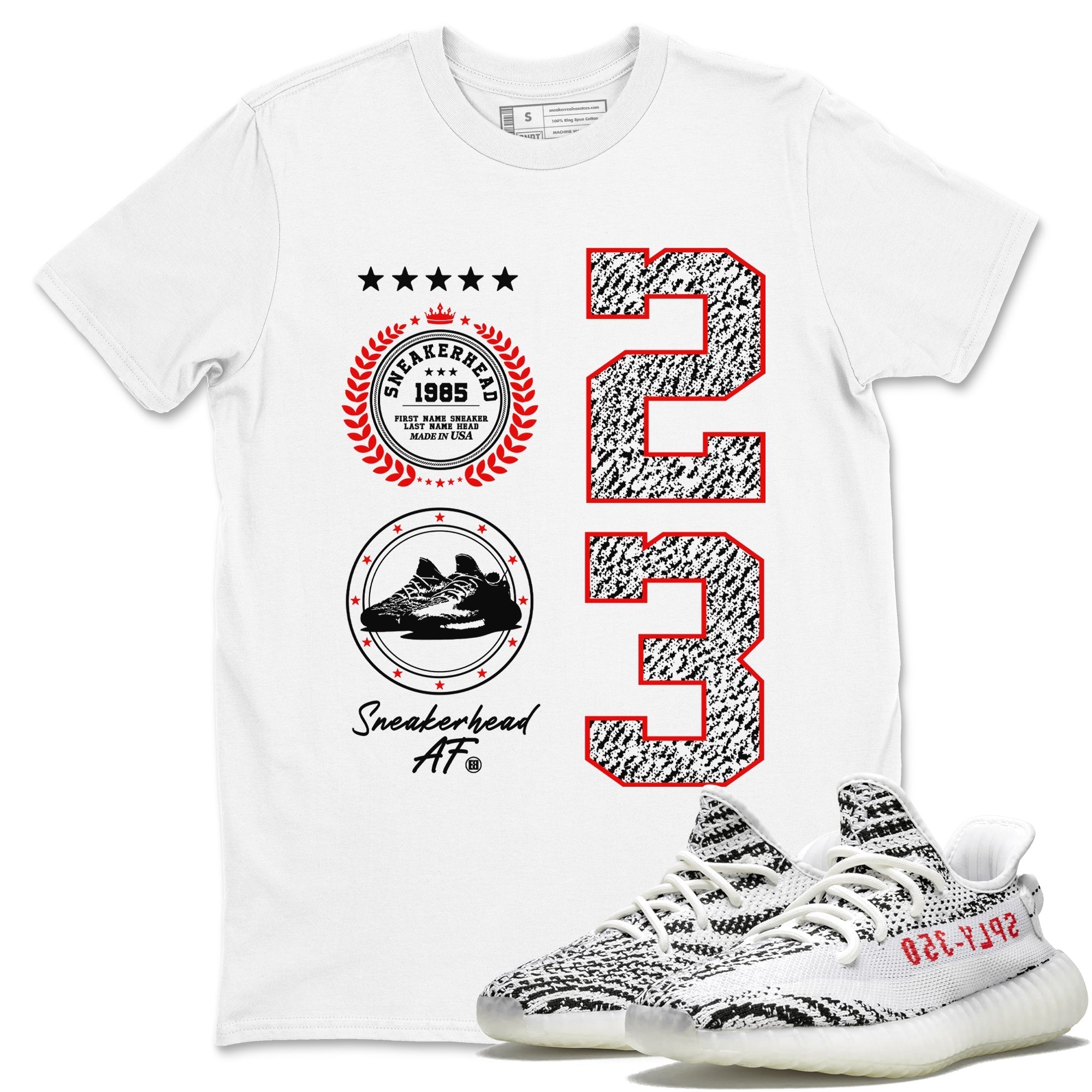 snkmatch Emblem snkmatch Tees - Yeezy 350 Zebra