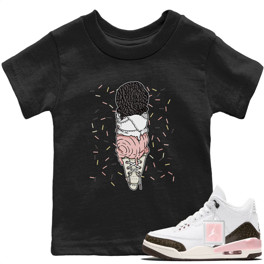 snkmatch Flavor Cones Kids Tops - Air Jordan 3 Atmosphere