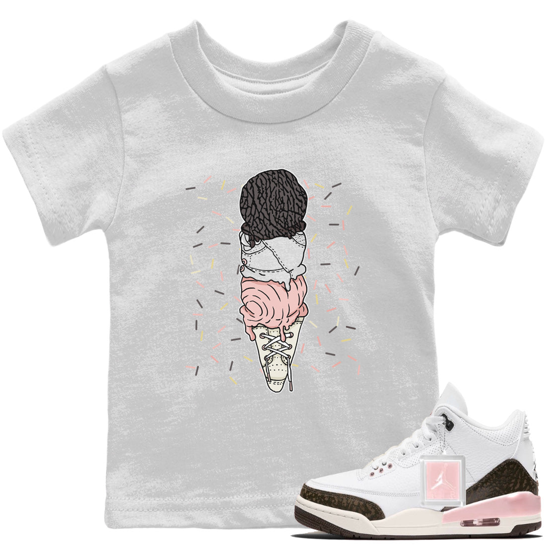snkmatch Flavor Cones Kids Tops - Air Jordan 3 Atmosphere