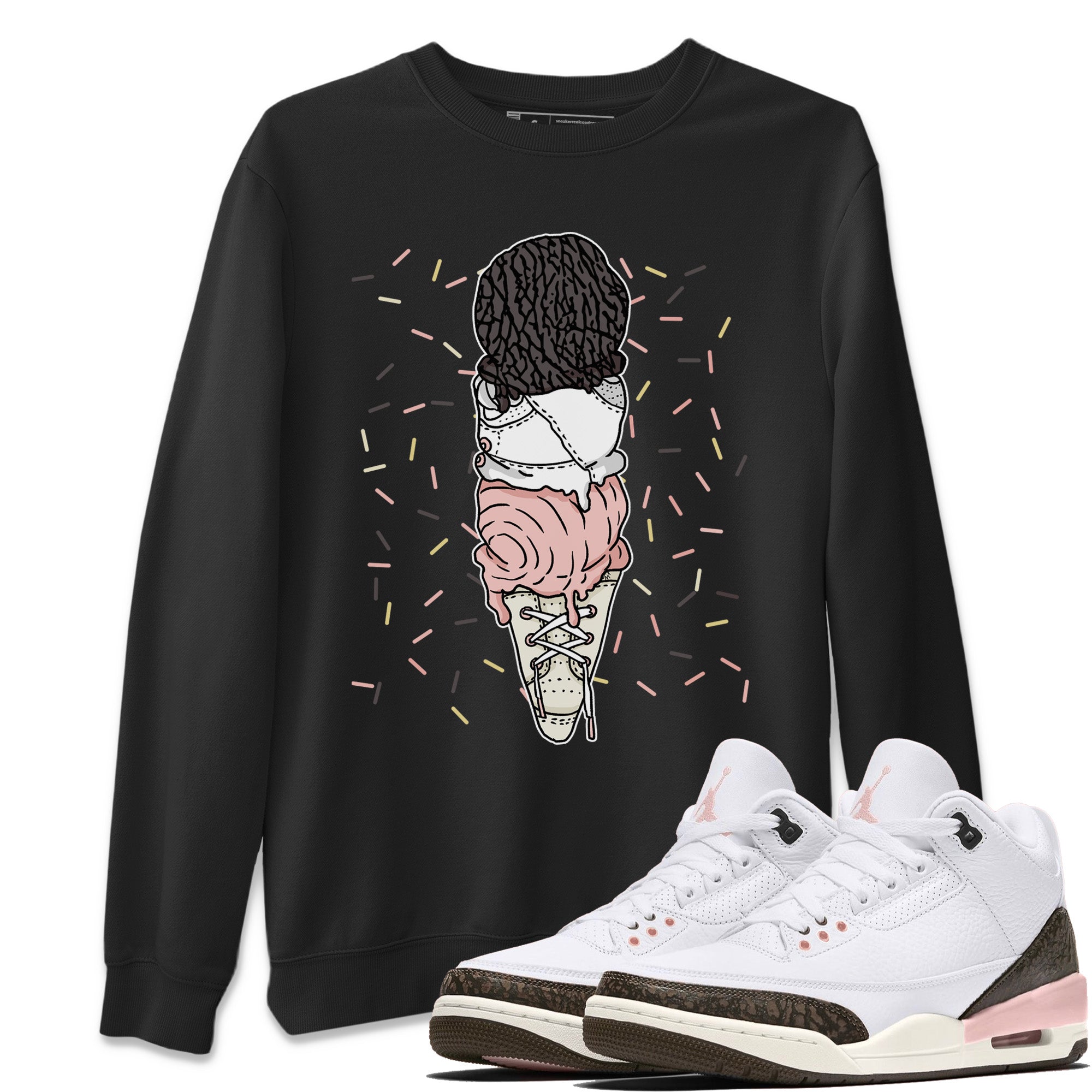 snkmatch Flavor Cones Unisex Tops - Air Jordan 3 Atmosphere