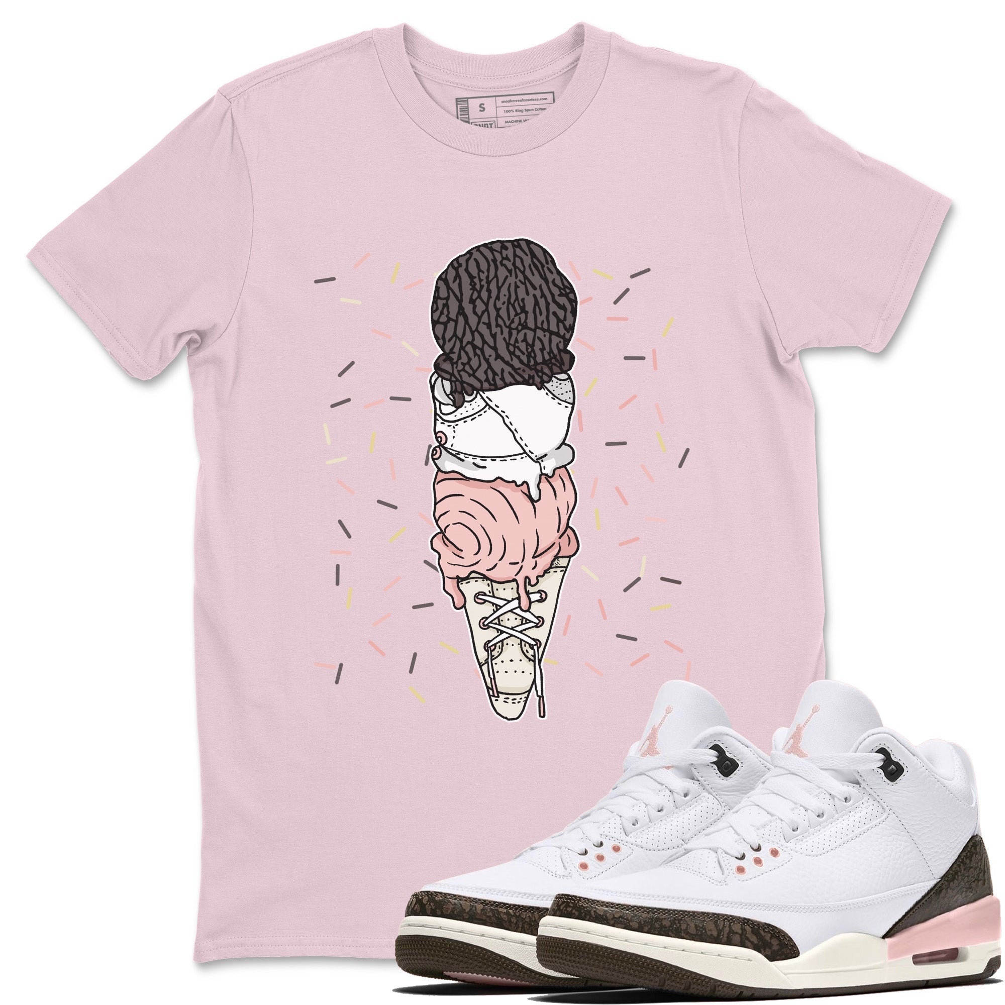 snkmatch Flavor Cones Unisex Tops - Air Jordan 3 Atmosphere