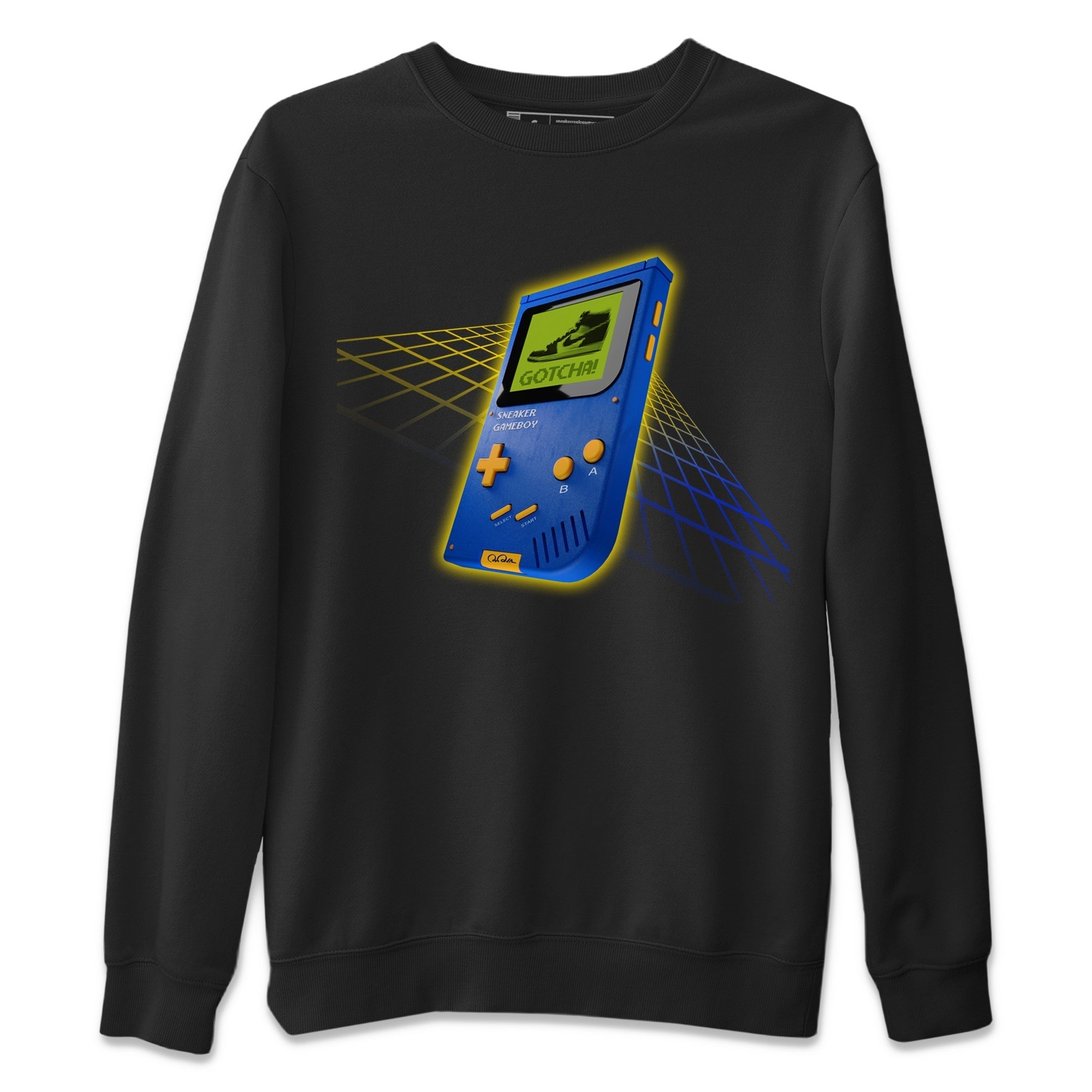 snkmatch Game Boy Unisex Tops - Air Jordan 1 Game Royal Varsity Maize