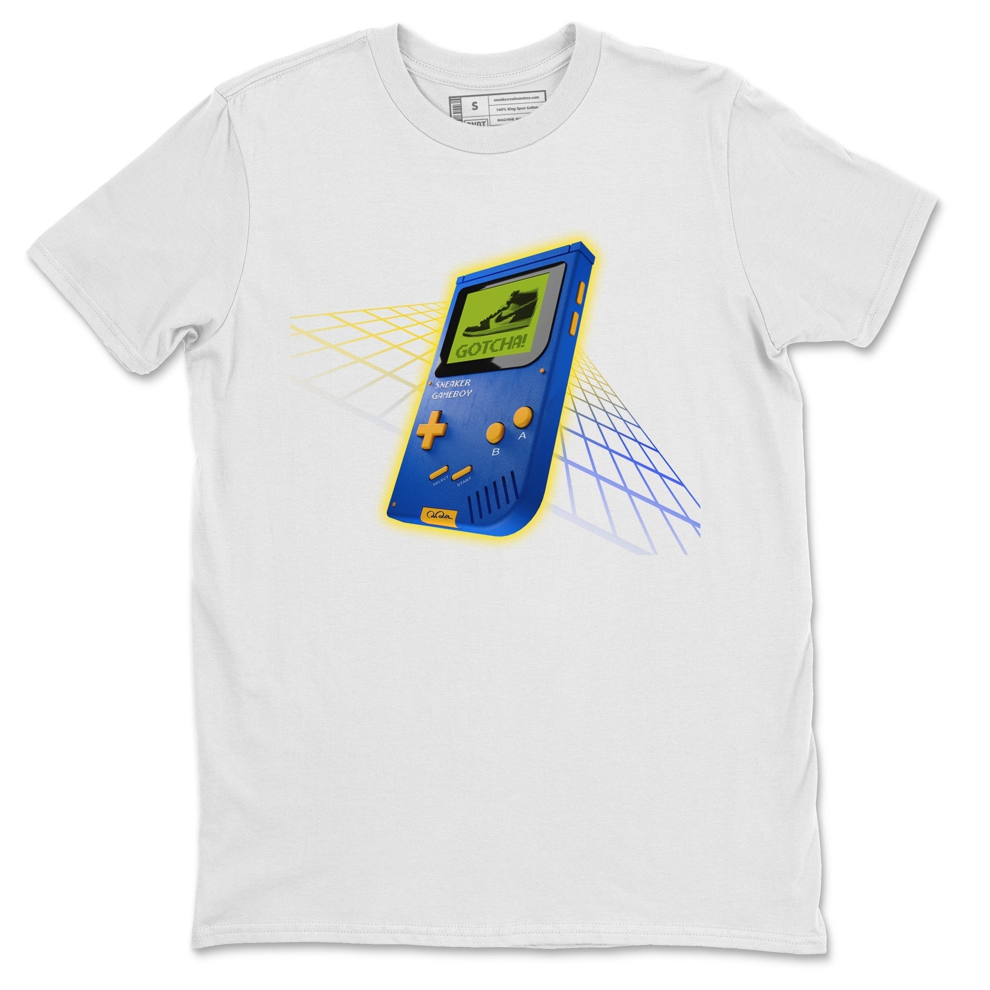 snkmatch Game Boy Unisex Tops - Air Jordan 1 Game Royal Varsity Maize