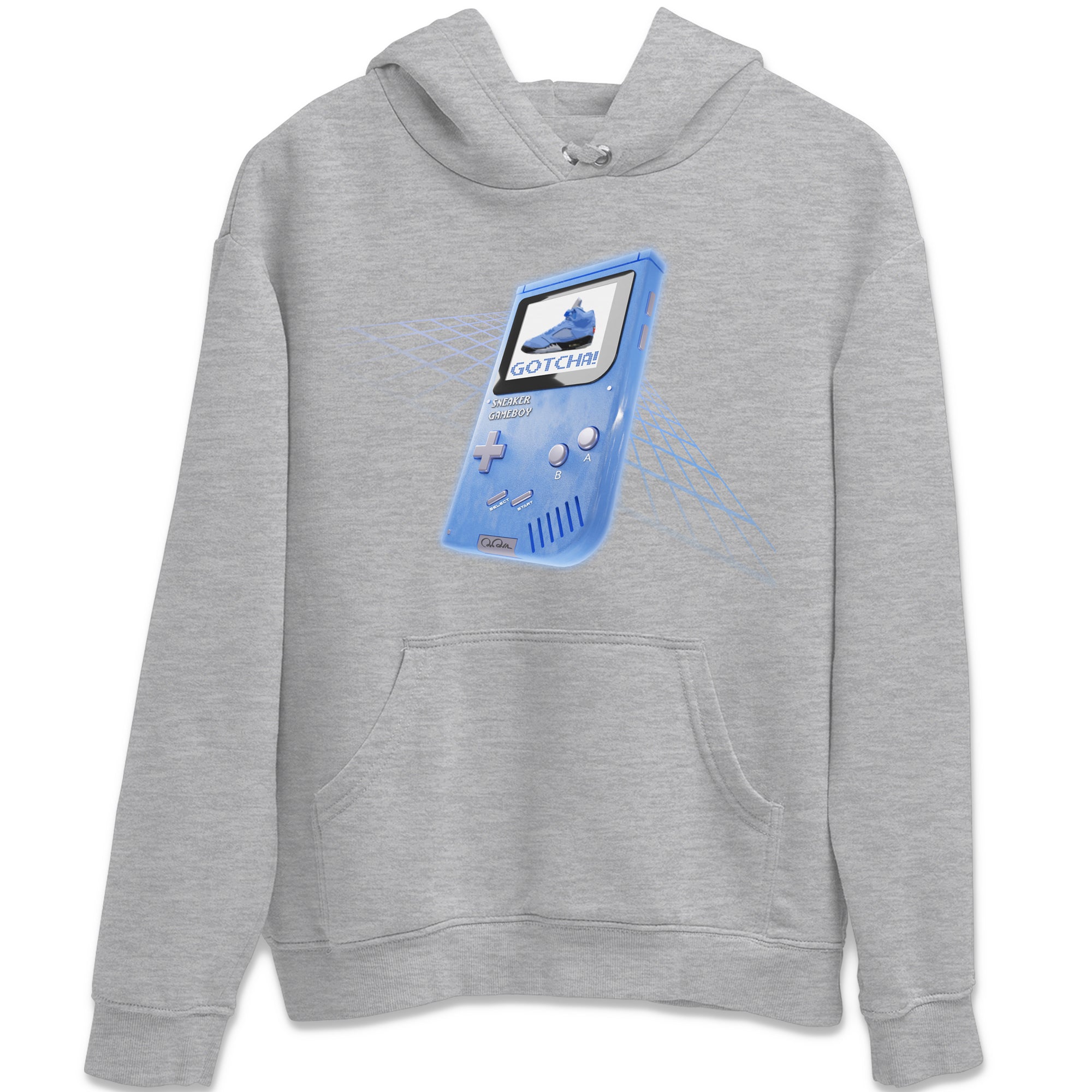 snkmatch Game Boy Unisex Tops - Air Jordan 5 UNC