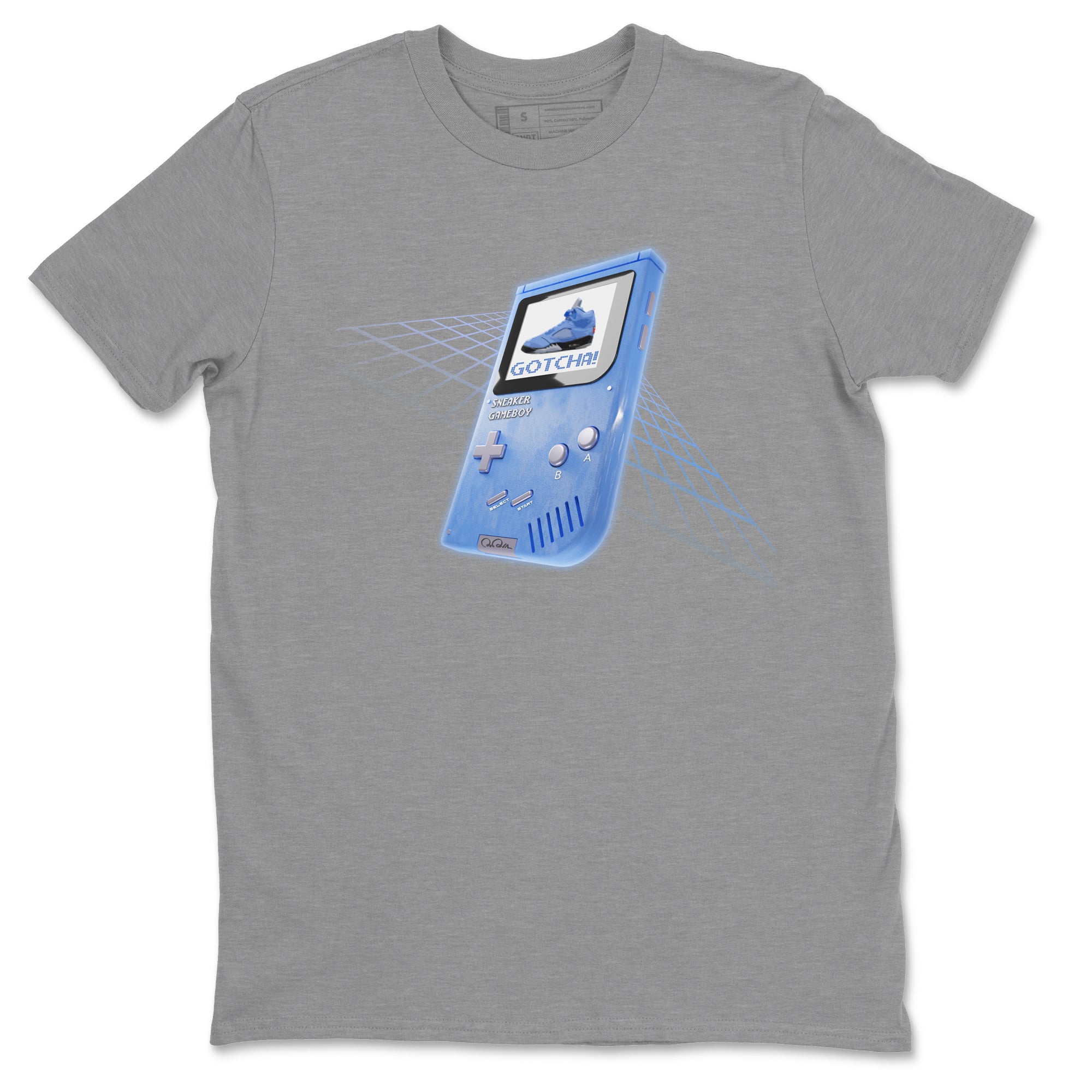 snkmatch Game Boy Unisex Tops - Air Jordan 5 UNC