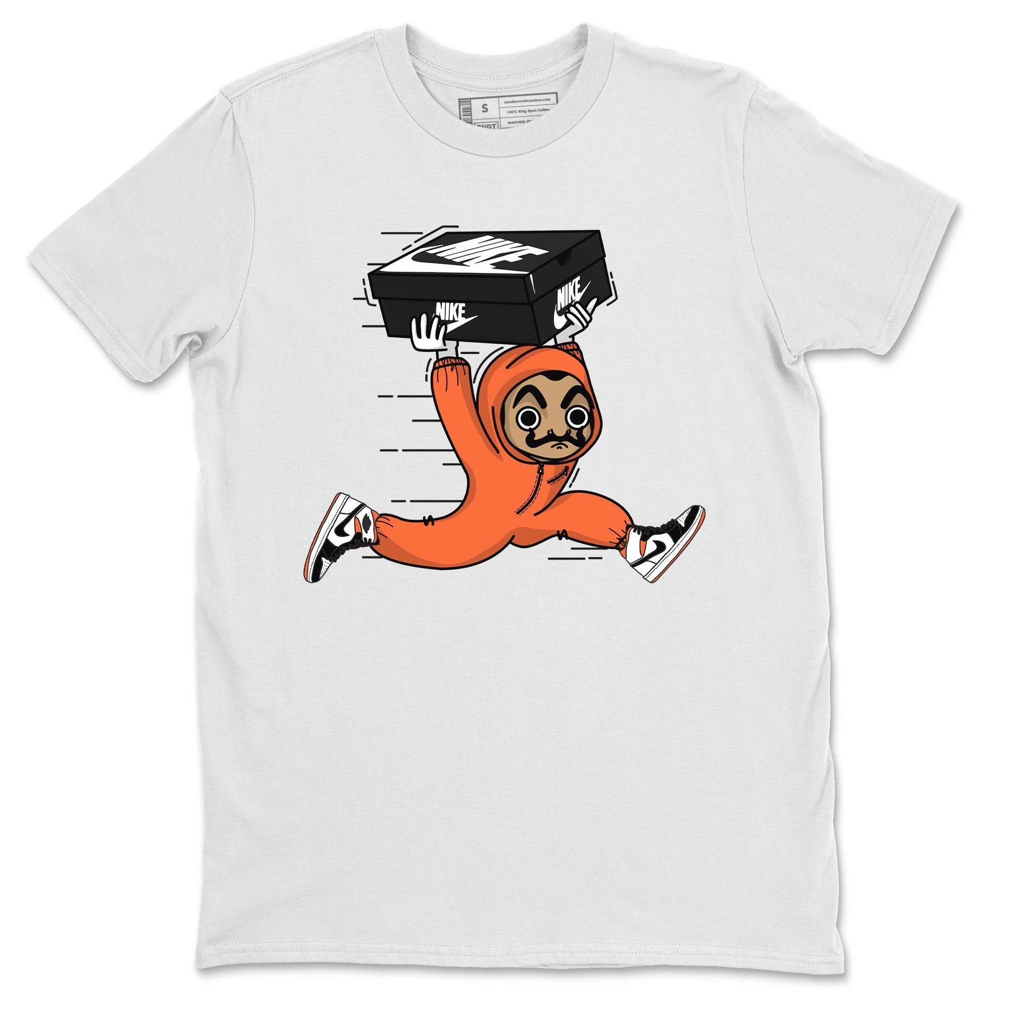 snkmatch Heist Unisex Tops - Air Jordan 1 Electro Orange
