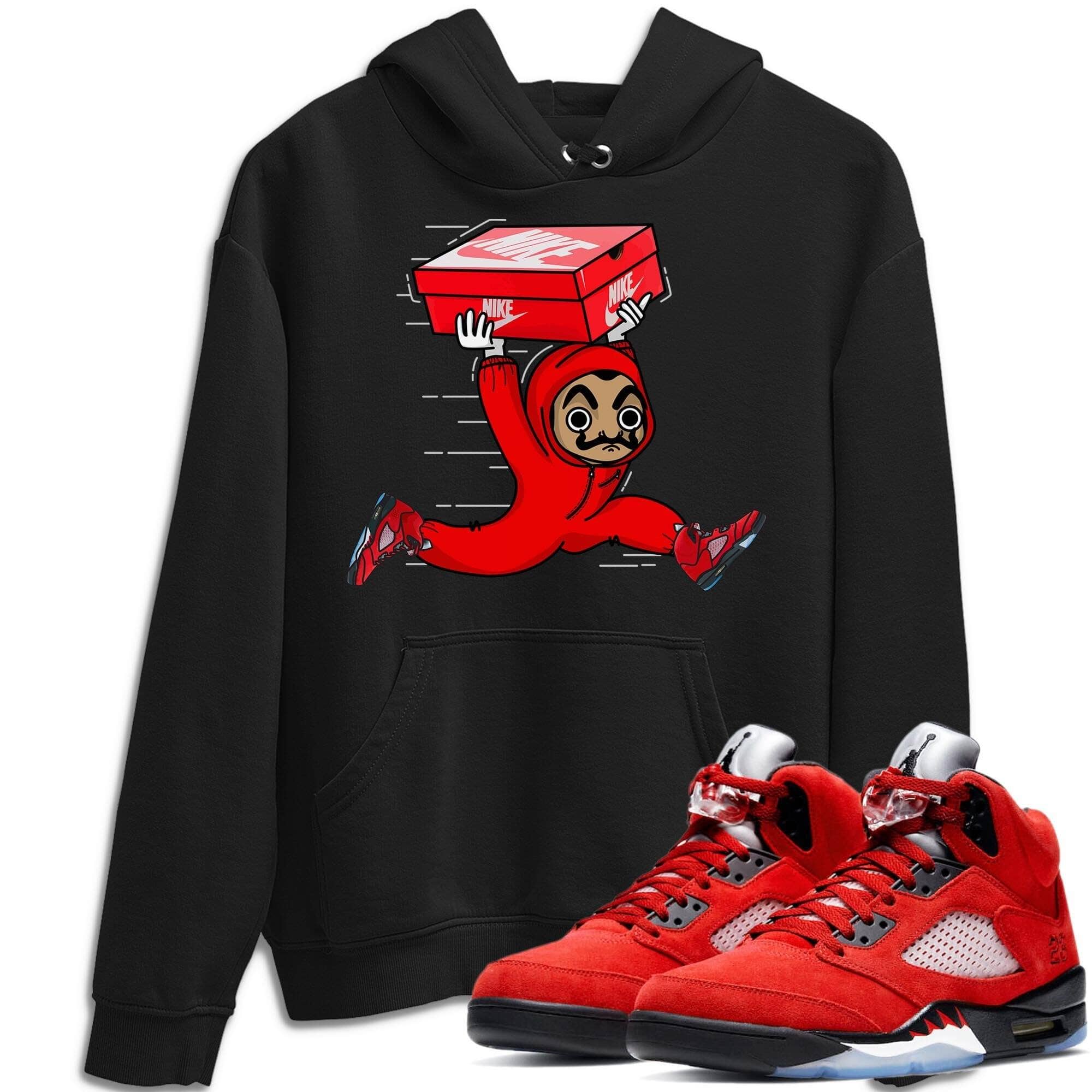 snkmatch Heist Unisex Tops - Air Jordan 5 Raging Bull