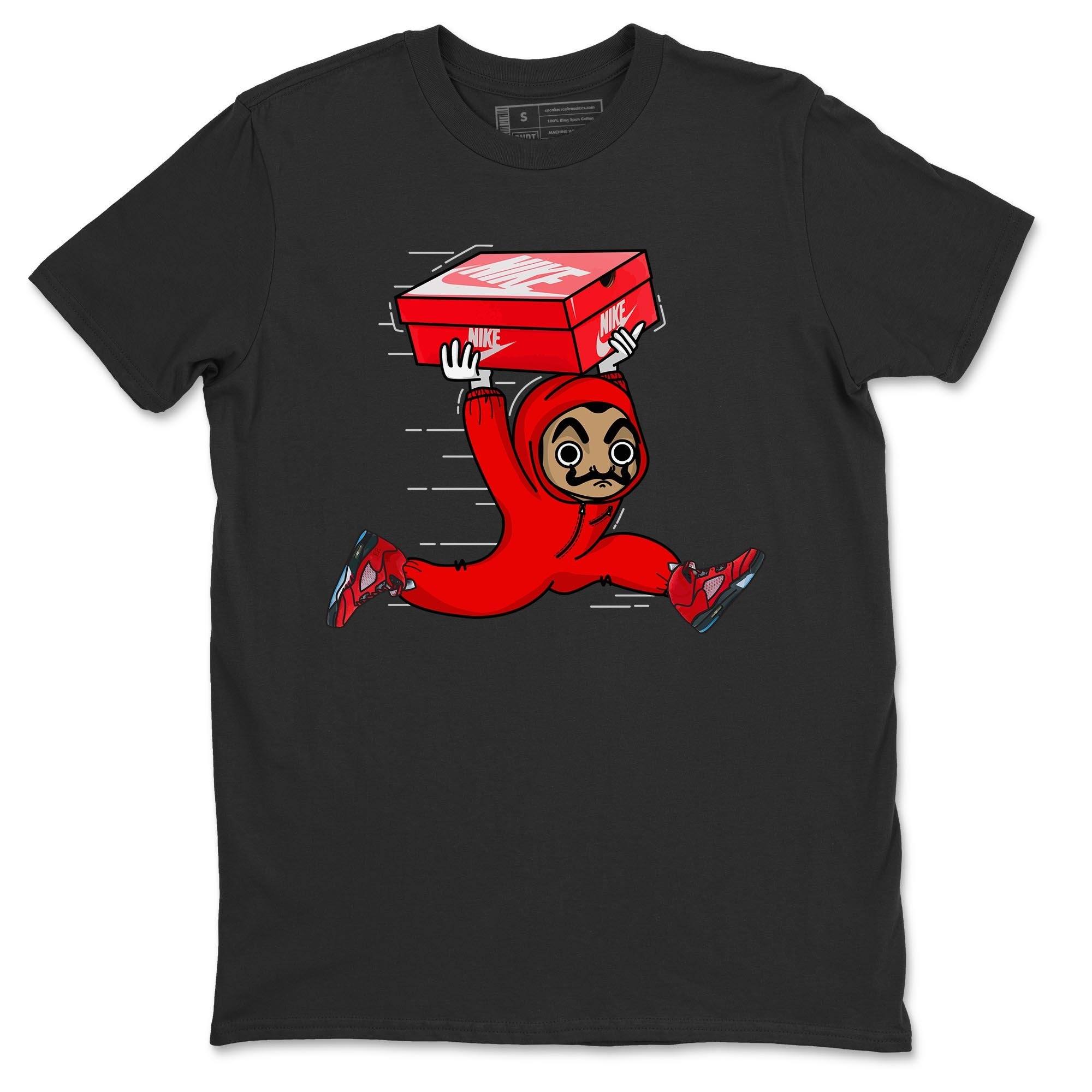 snkmatch Heist Unisex Tops - Air Jordan 5 Raging Bull