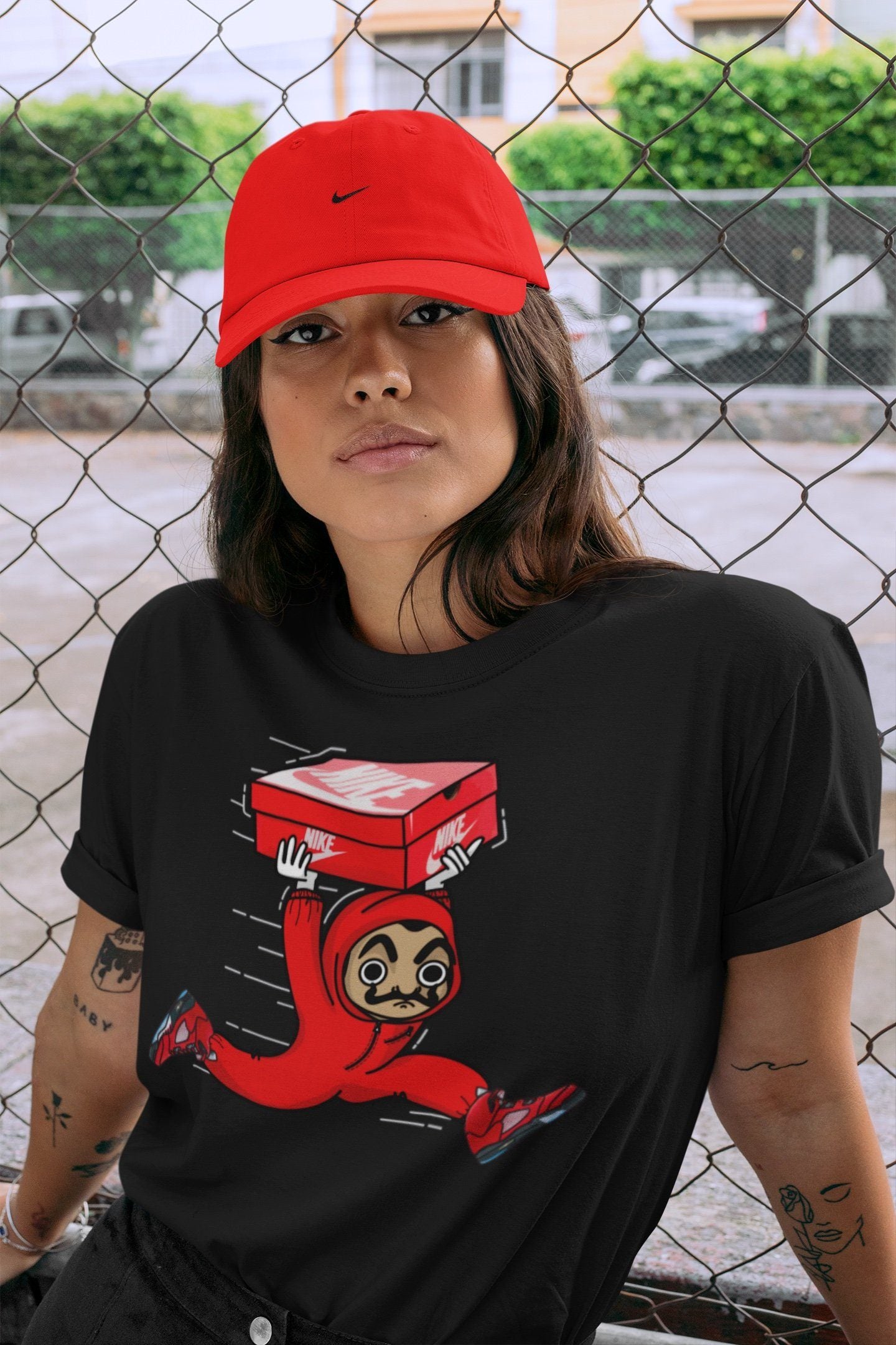 snkmatch Heist Unisex Tops - Air Jordan 5 Raging Bull