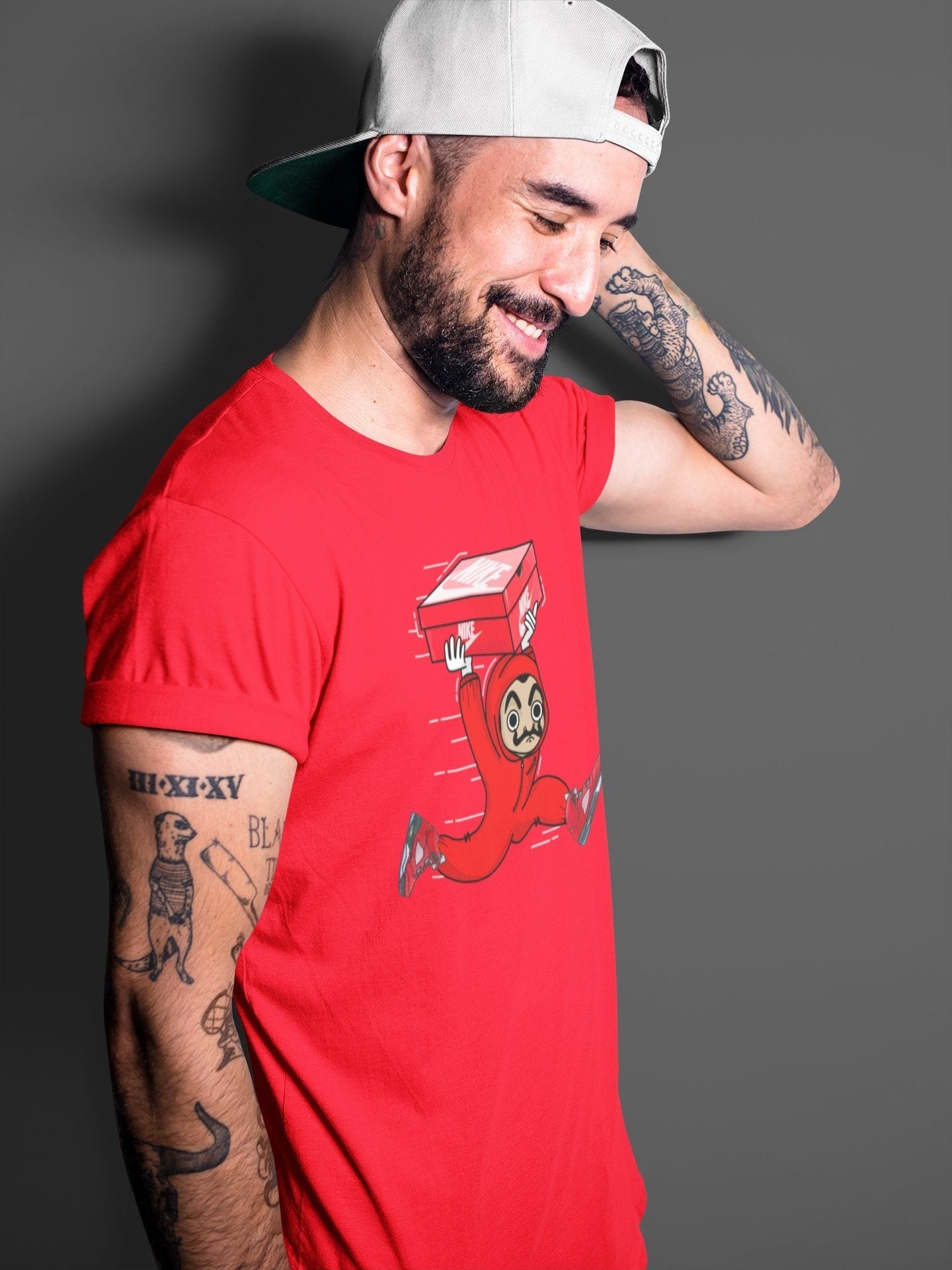 snkmatch Heist Unisex Tops - Air Jordan 5 Raging Bull