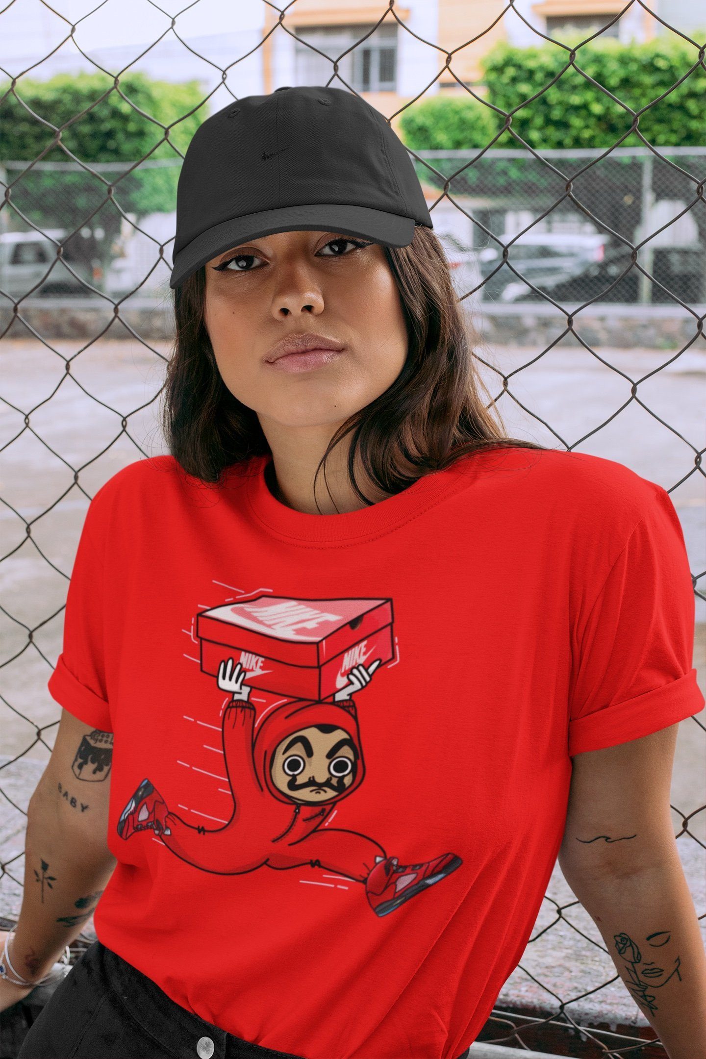snkmatch Heist Unisex Tops - Air Jordan 5 Raging Bull