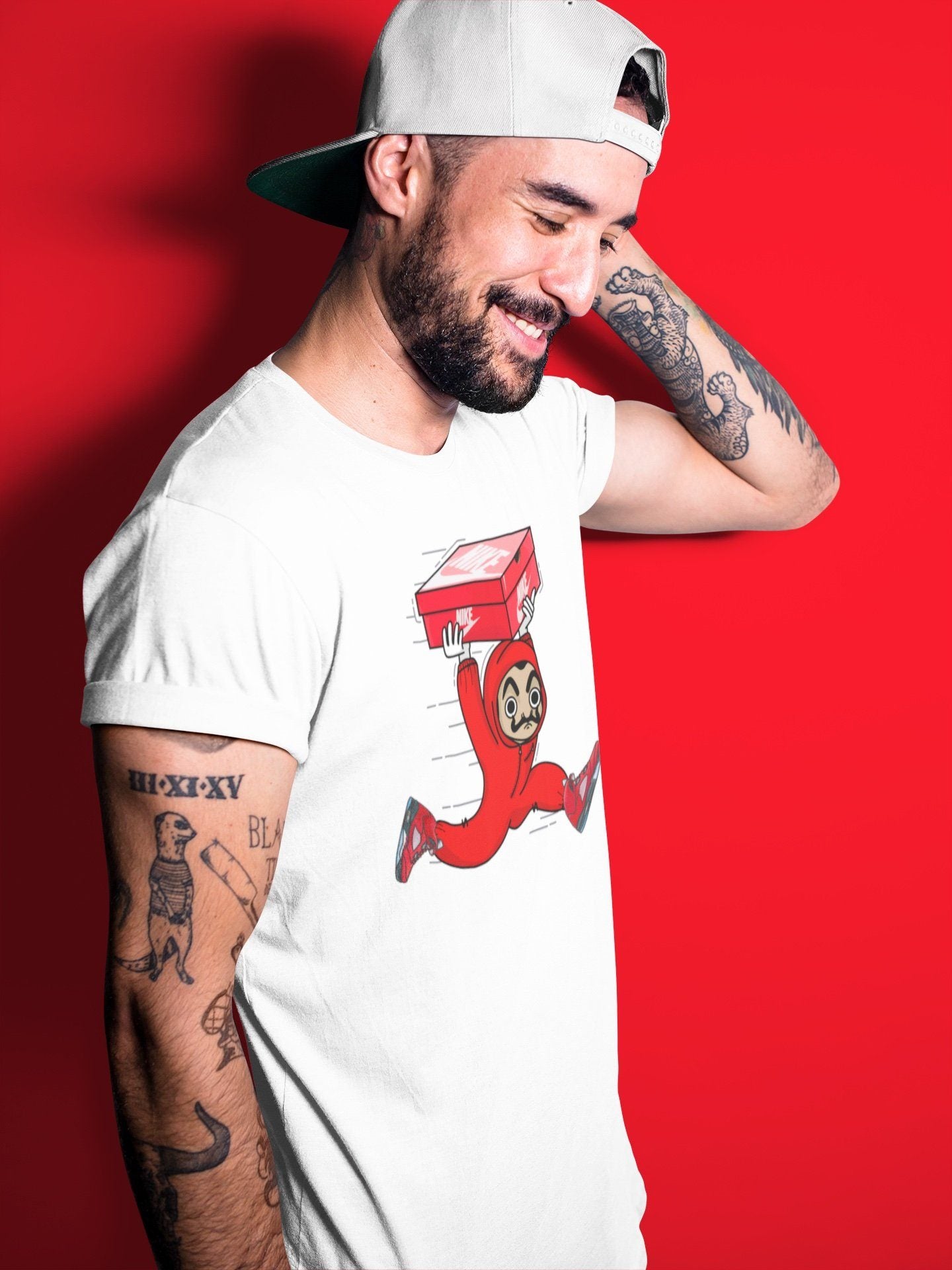 snkmatch Heist Unisex Tops - Air Jordan 5 Raging Bull