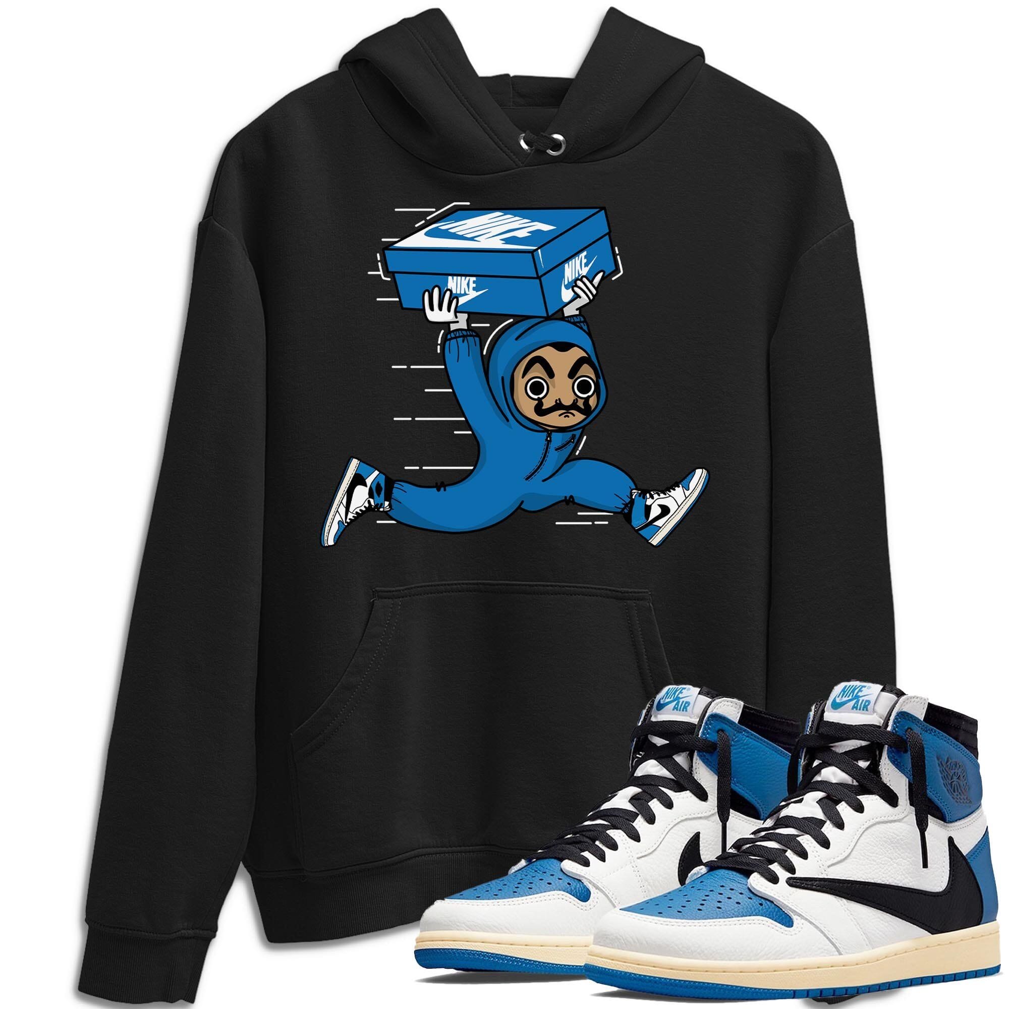 snkmatch Heist Unisex Tops - Air Jordan 1 Travis Scott Fragment