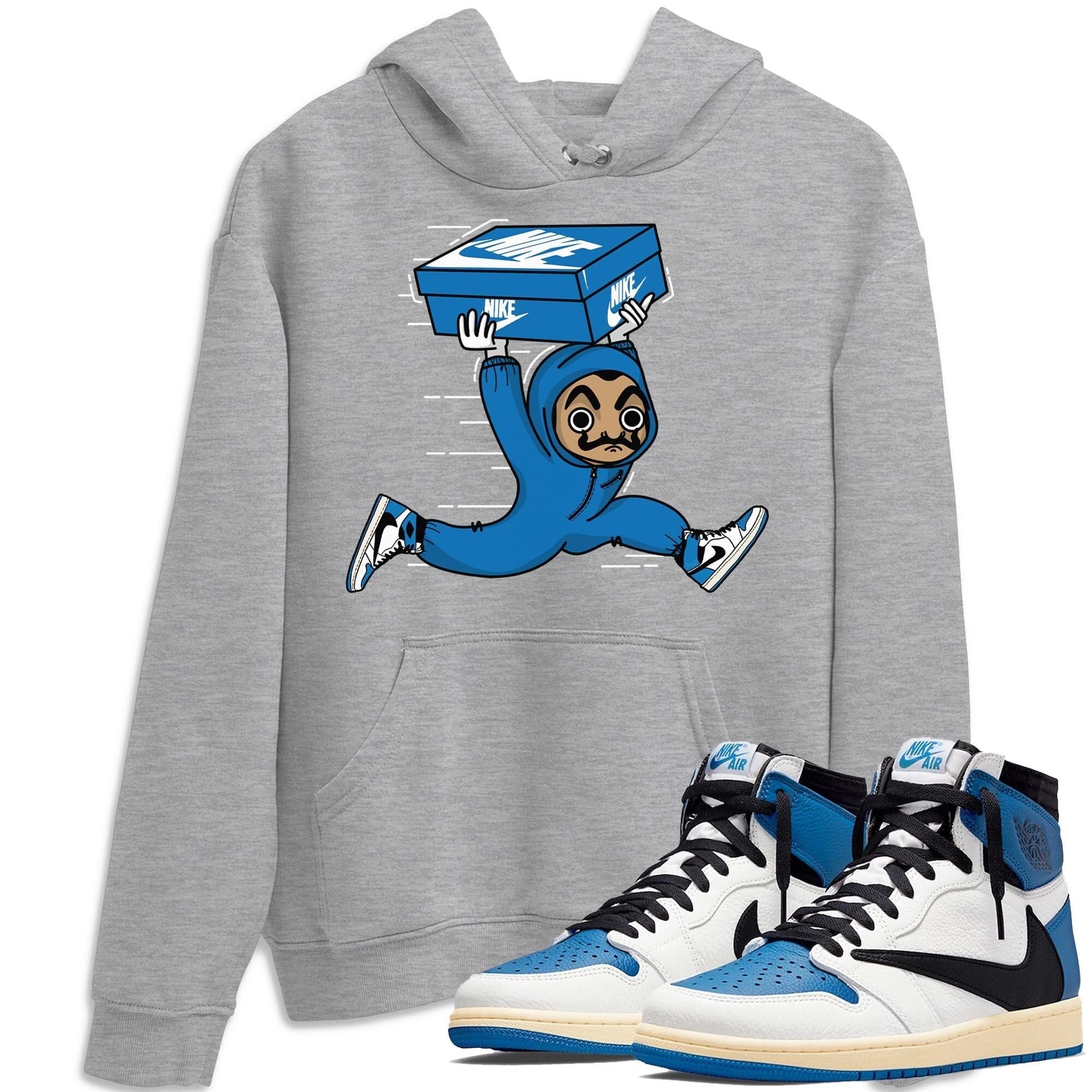 snkmatch Heist Unisex Tops - Air Jordan 1 Travis Scott Fragment