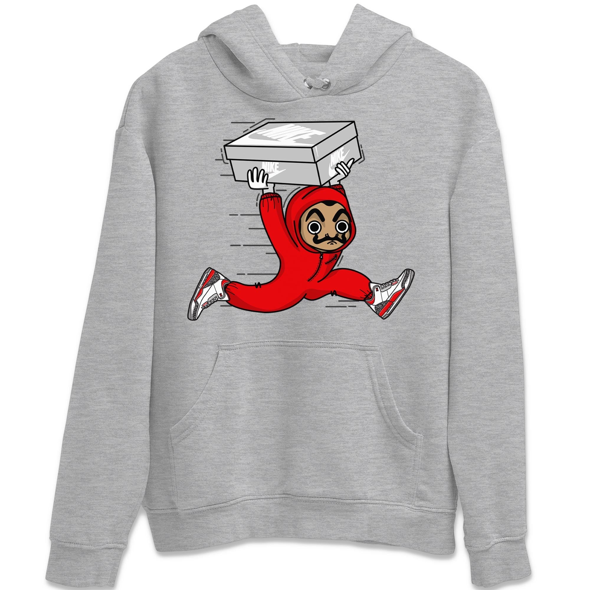 snkmatch Heist Unisex Tops - Air Jordan 3 Fire Red
