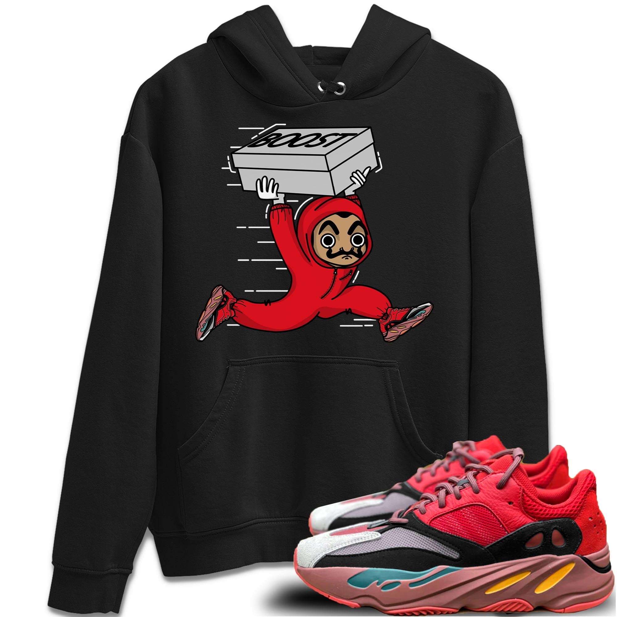 snkmatch Heist Unisex Tops - Yeezy 700 Hi-Res Red