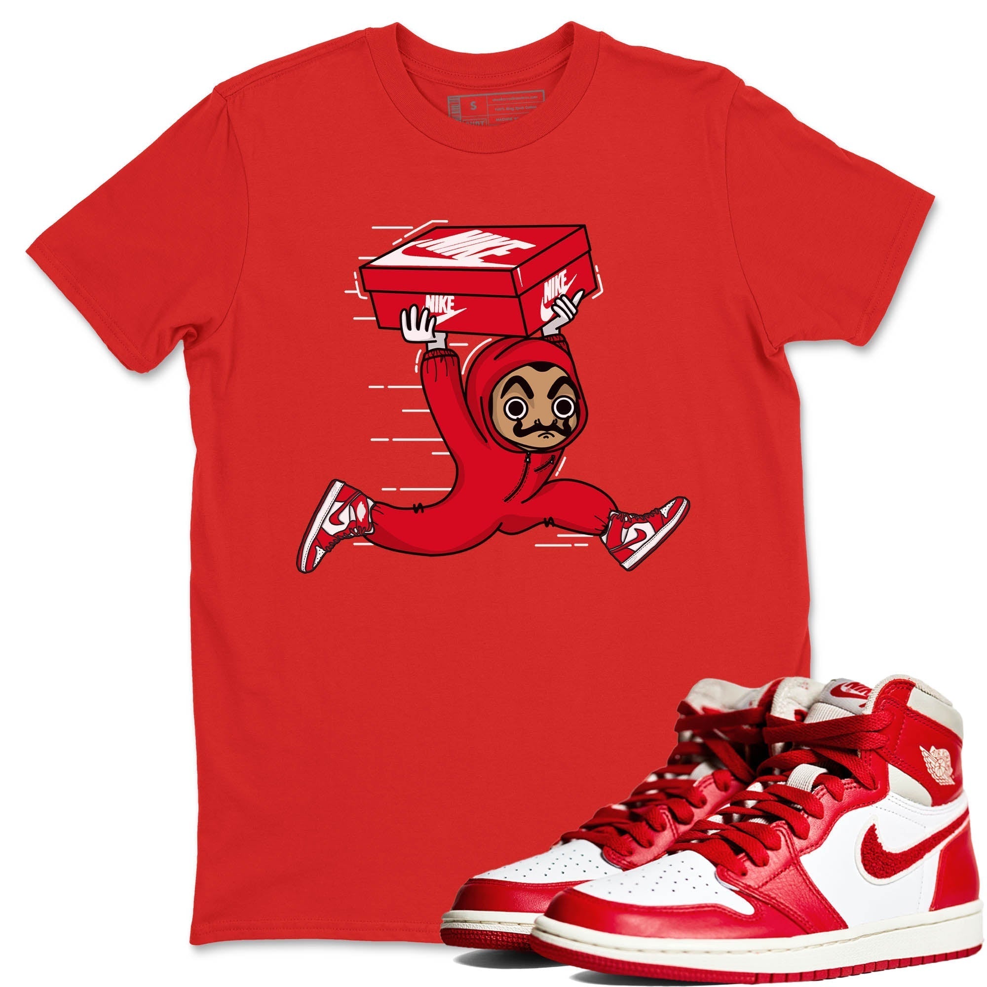 snkmatch Heist Unisex Tops - Air Jordan 1 Newstalgia