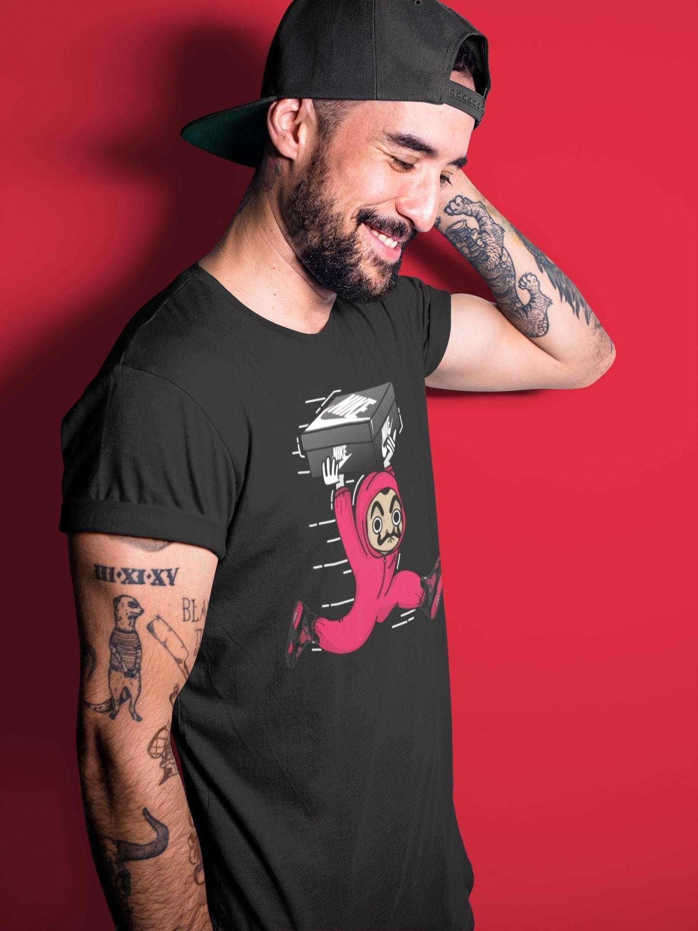 snkmatch Heist Unisex Tops - Air Jordan 4 Red Thunder