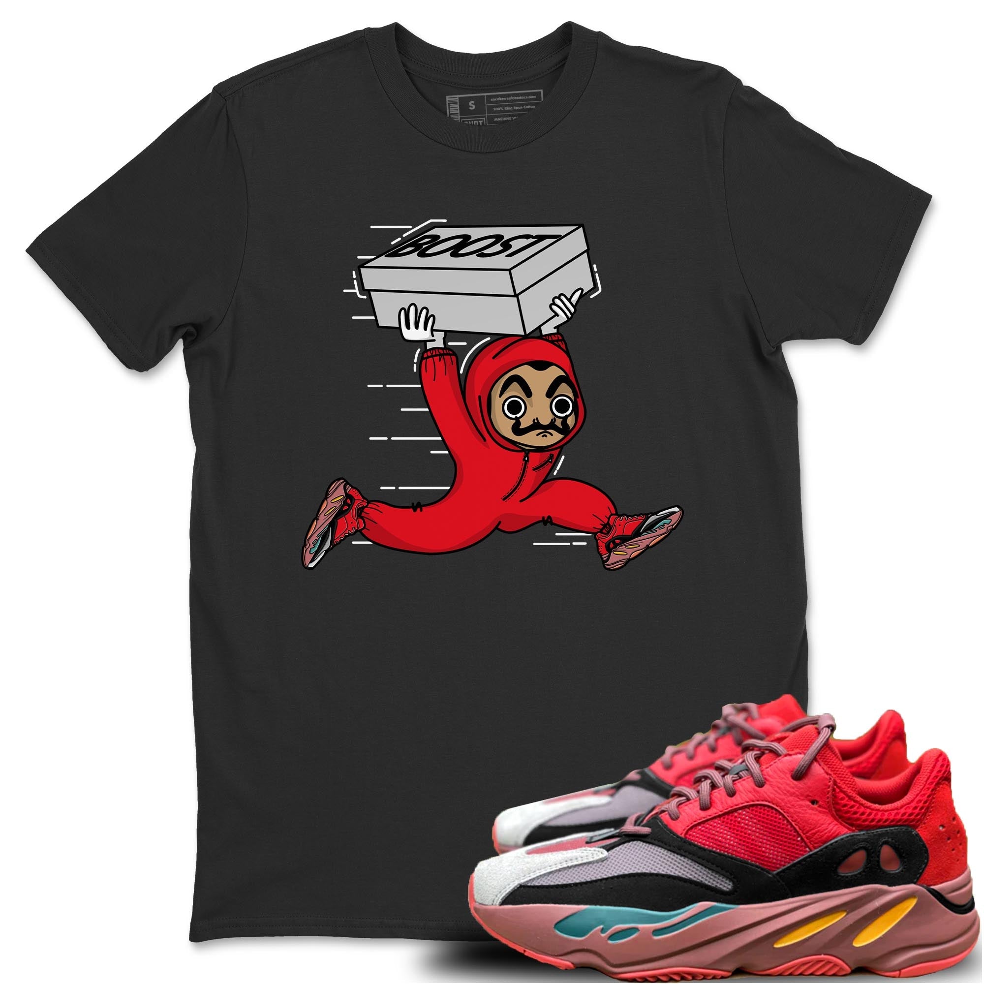 snkmatch Heist Unisex Tops - Yeezy 700 Hi-Res Red