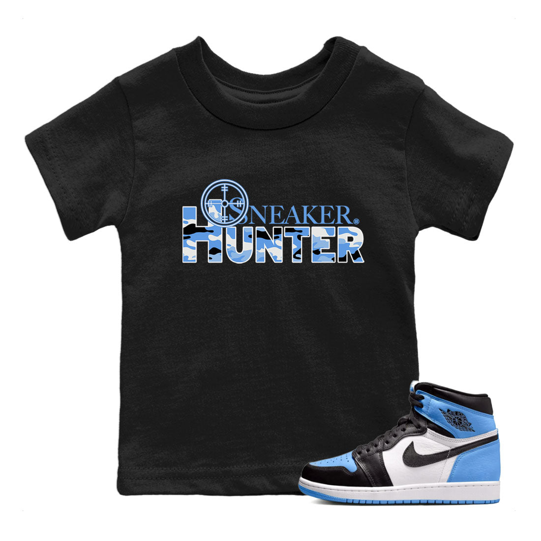 snkmatch Hunter snkmatch Tee Kids - Air Jordan 1 UNC Toe