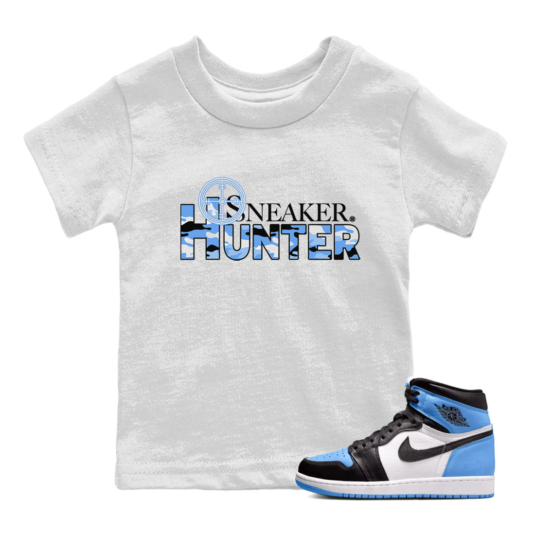 snkmatch Hunter snkmatch Tee Kids - Air Jordan 1 UNC Toe