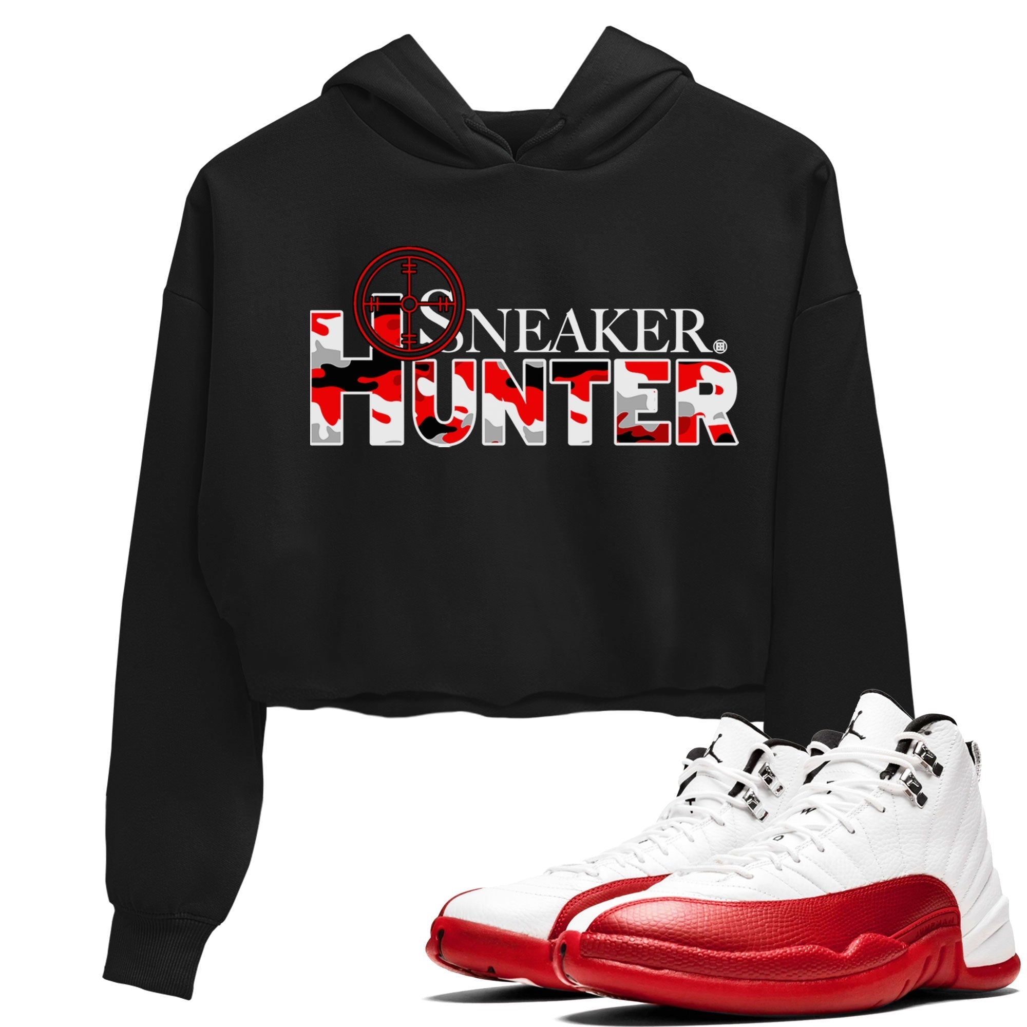 snkmatch Hunter snkmatch Women's Top - Air Jordan 12 Cherry