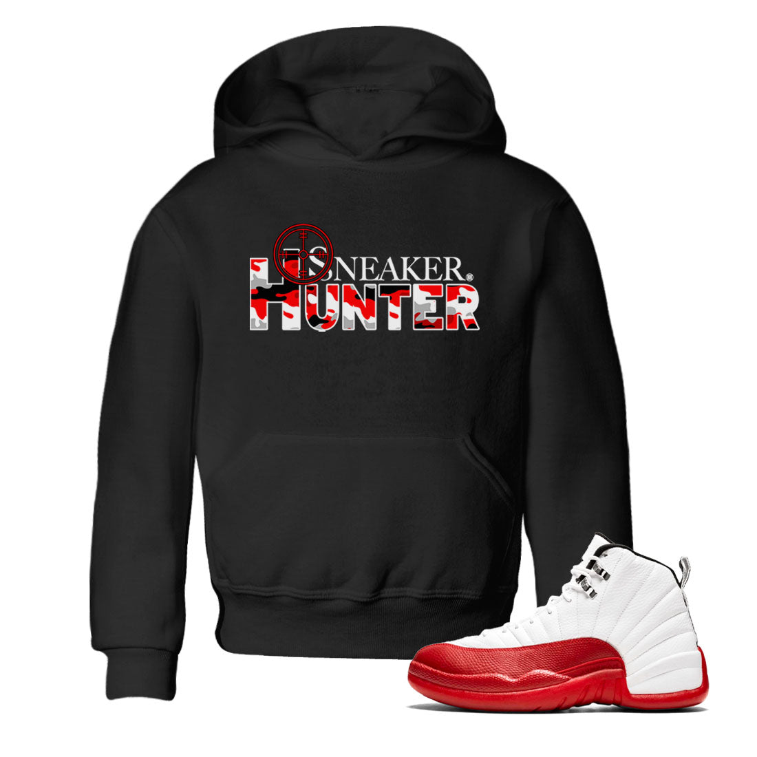 snkmatch Hunter snkmatch Tee Kids - Air Jordan 12 Cherry