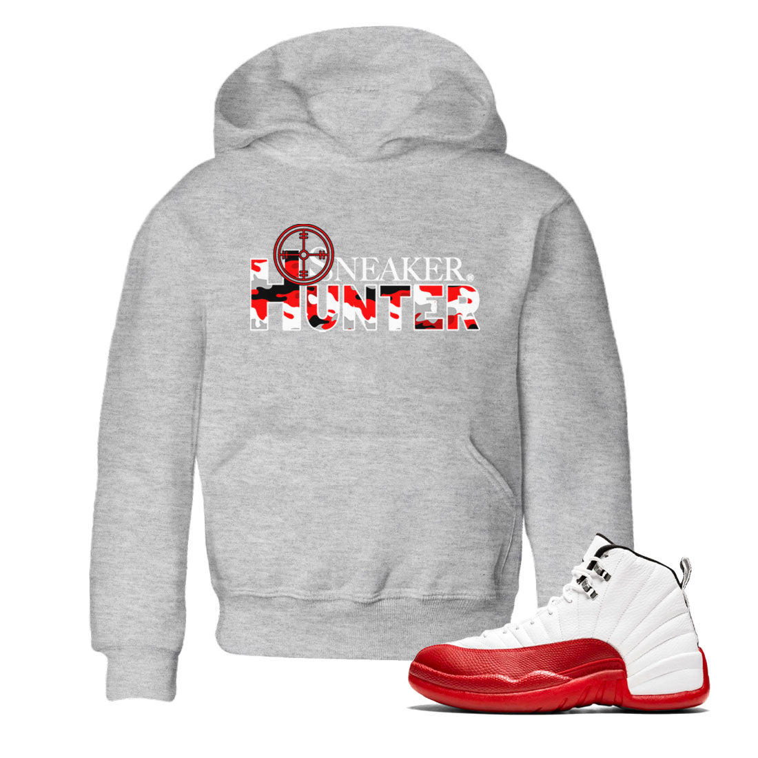 snkmatch Hunter snkmatch Tee Kids - Air Jordan 12 Cherry