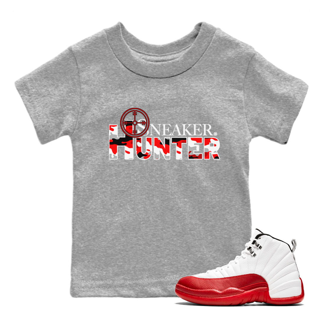 snkmatch Hunter snkmatch Tee Kids - Air Jordan 12 Cherry